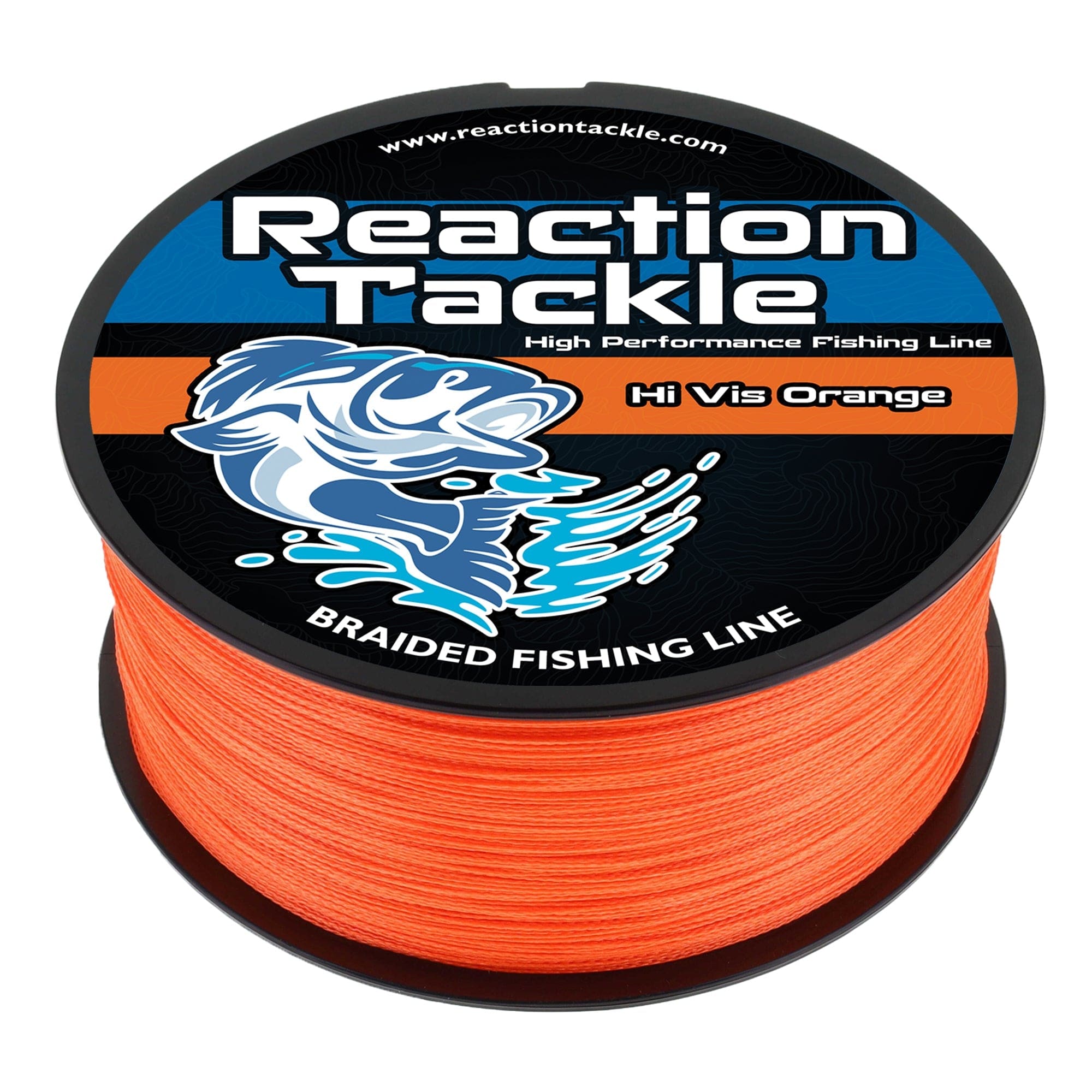 Reaction Tackle Braid Reaction Tackle Braided Fishing Line - Hi-Vis Orange