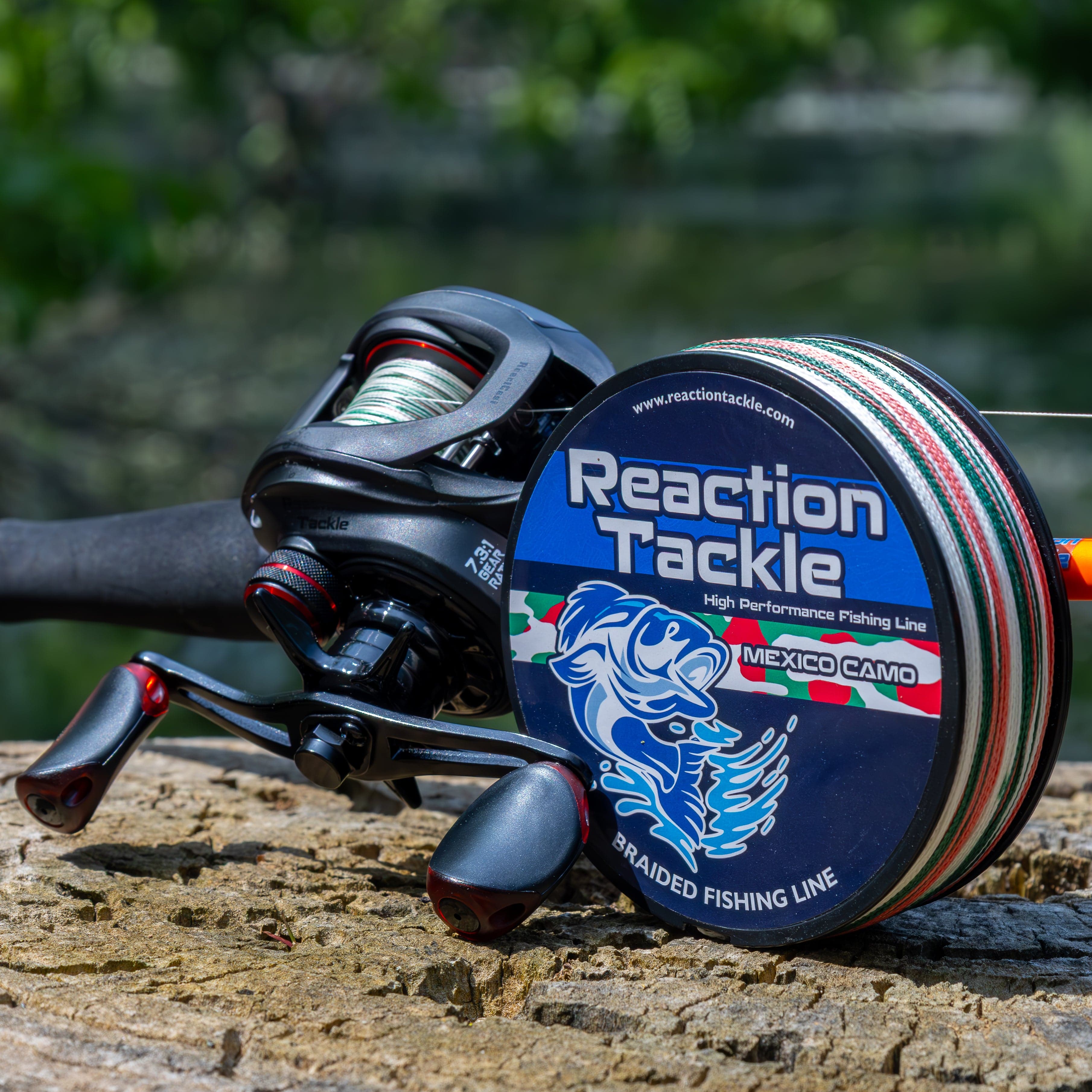Reaction Tackle Braid Reaction Tackle Braided Fishing Line - Mexico Camo