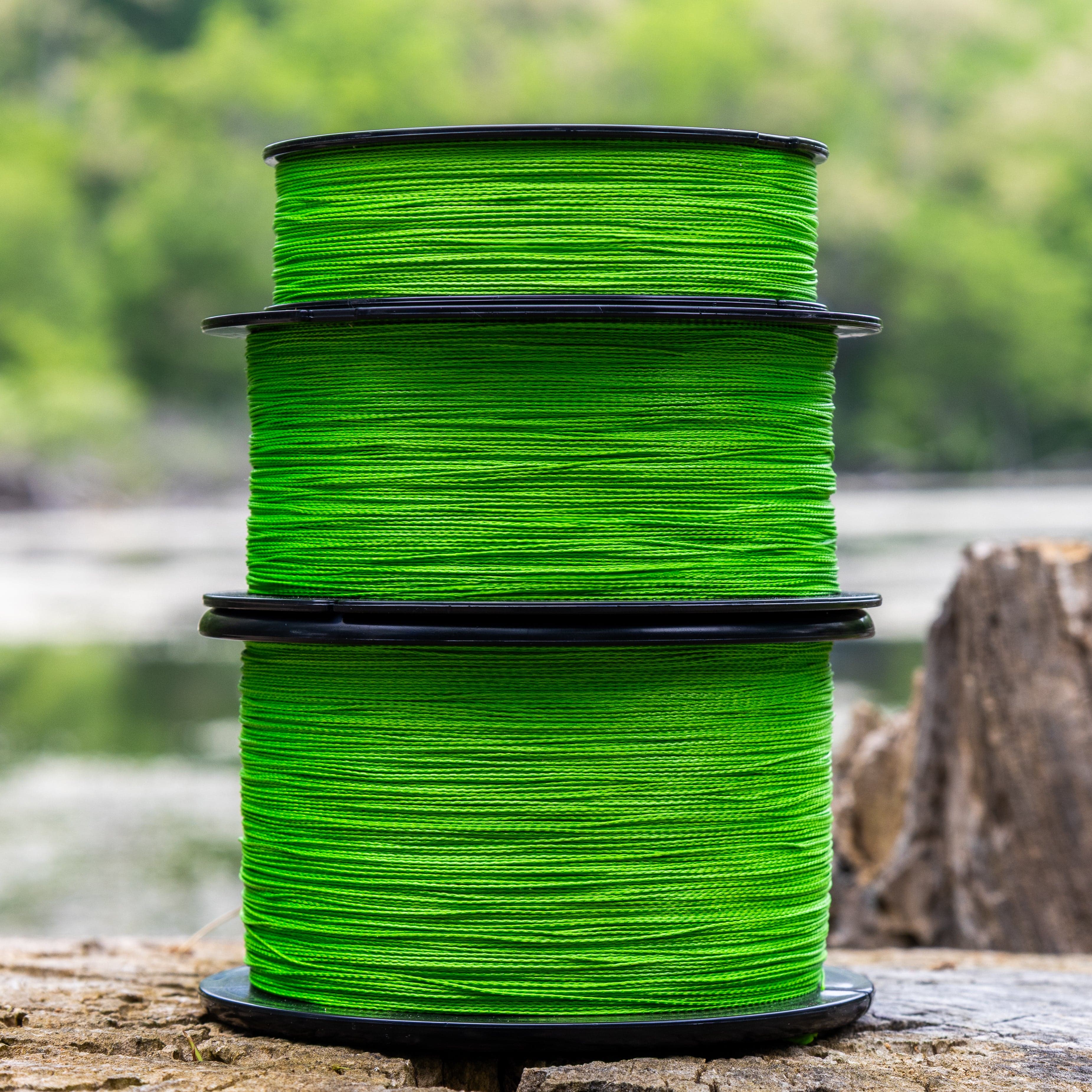 Reaction Tackle Braid Reaction Tackle Braided Fishing Line - NO FADE Hi Vis Green