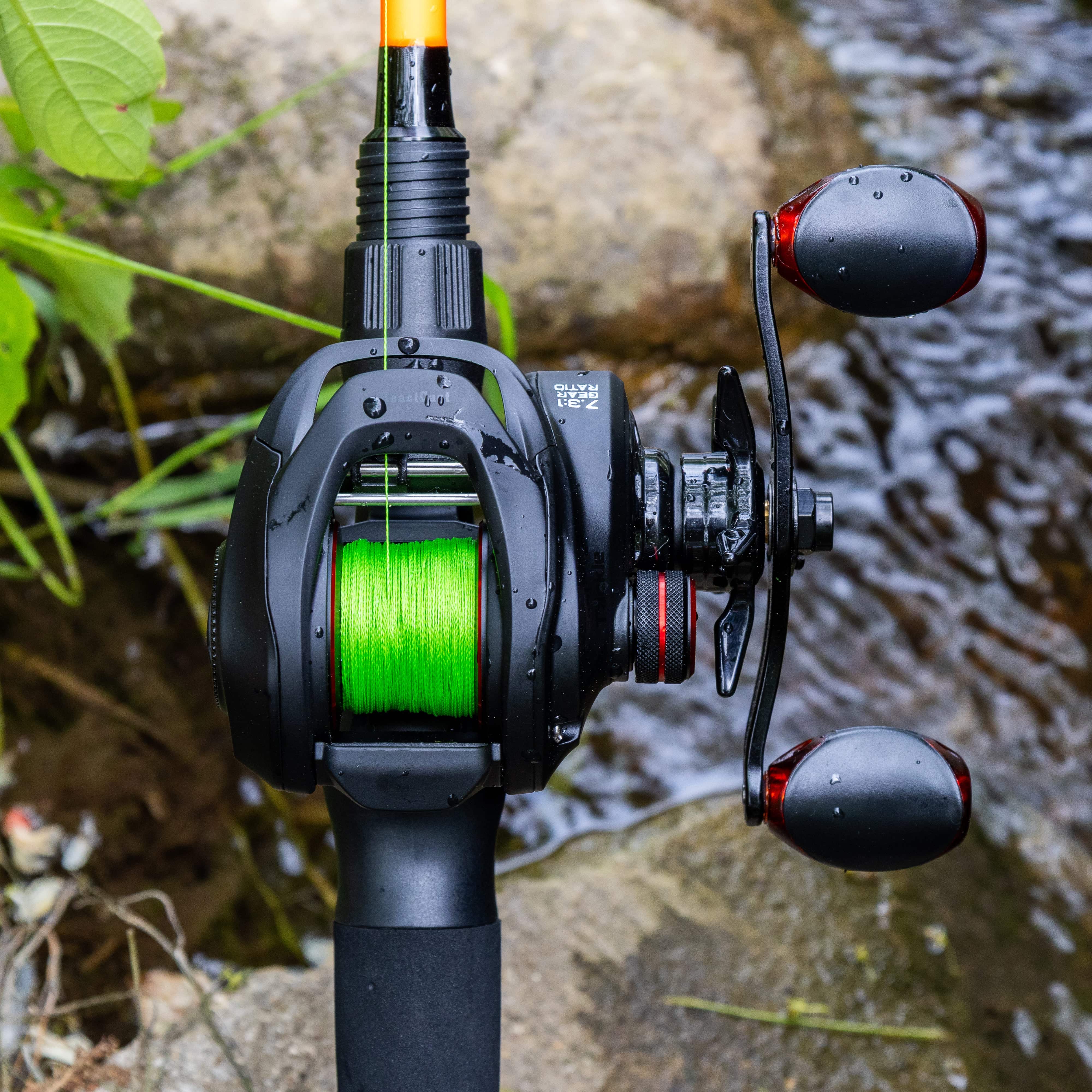 Reaction Tackle Braid Reaction Tackle Braided Fishing Line - NO FADE Hi Vis Green