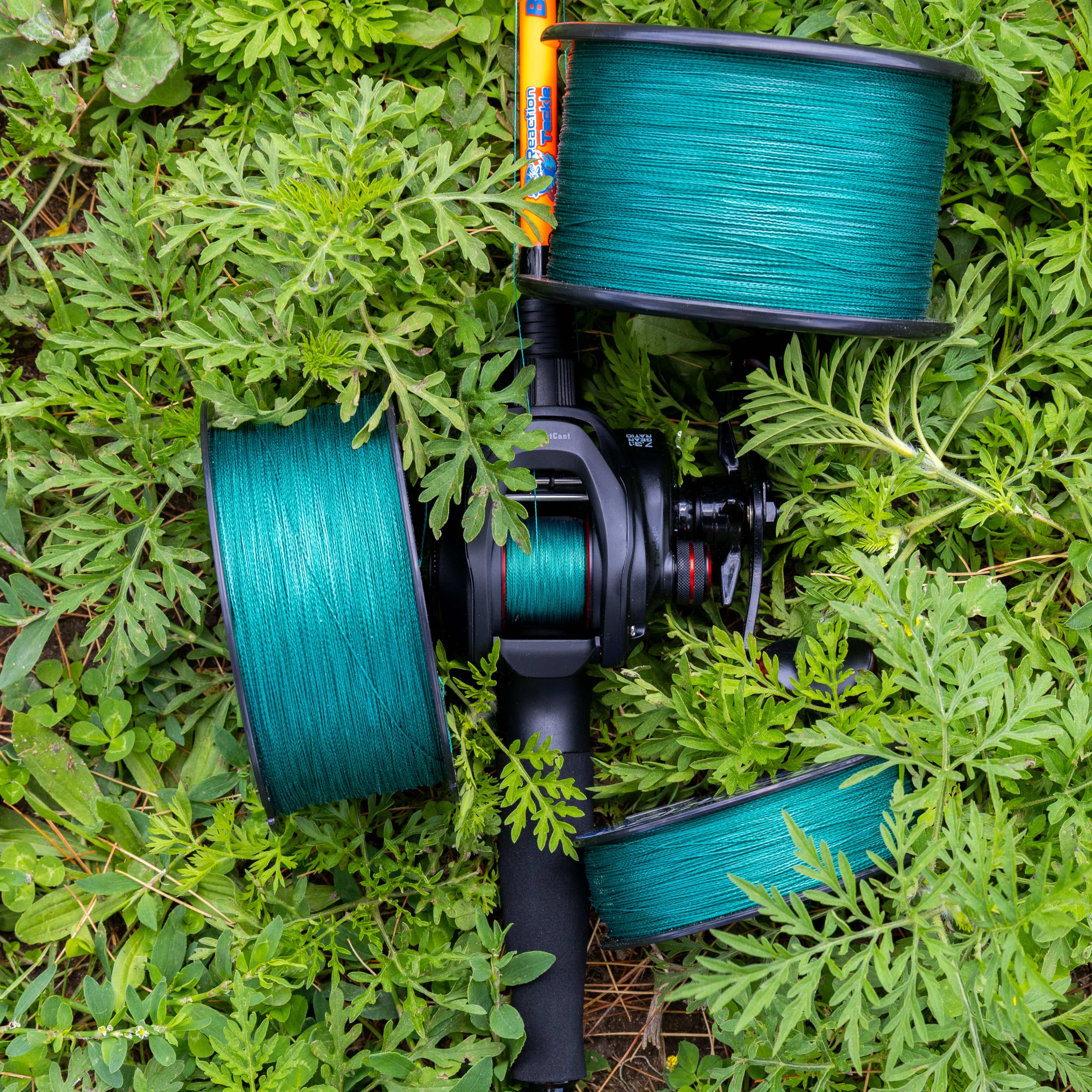 Reaction Tackle Braid Reaction Tackle Braided Fishing Line - NO FADE Moss Green