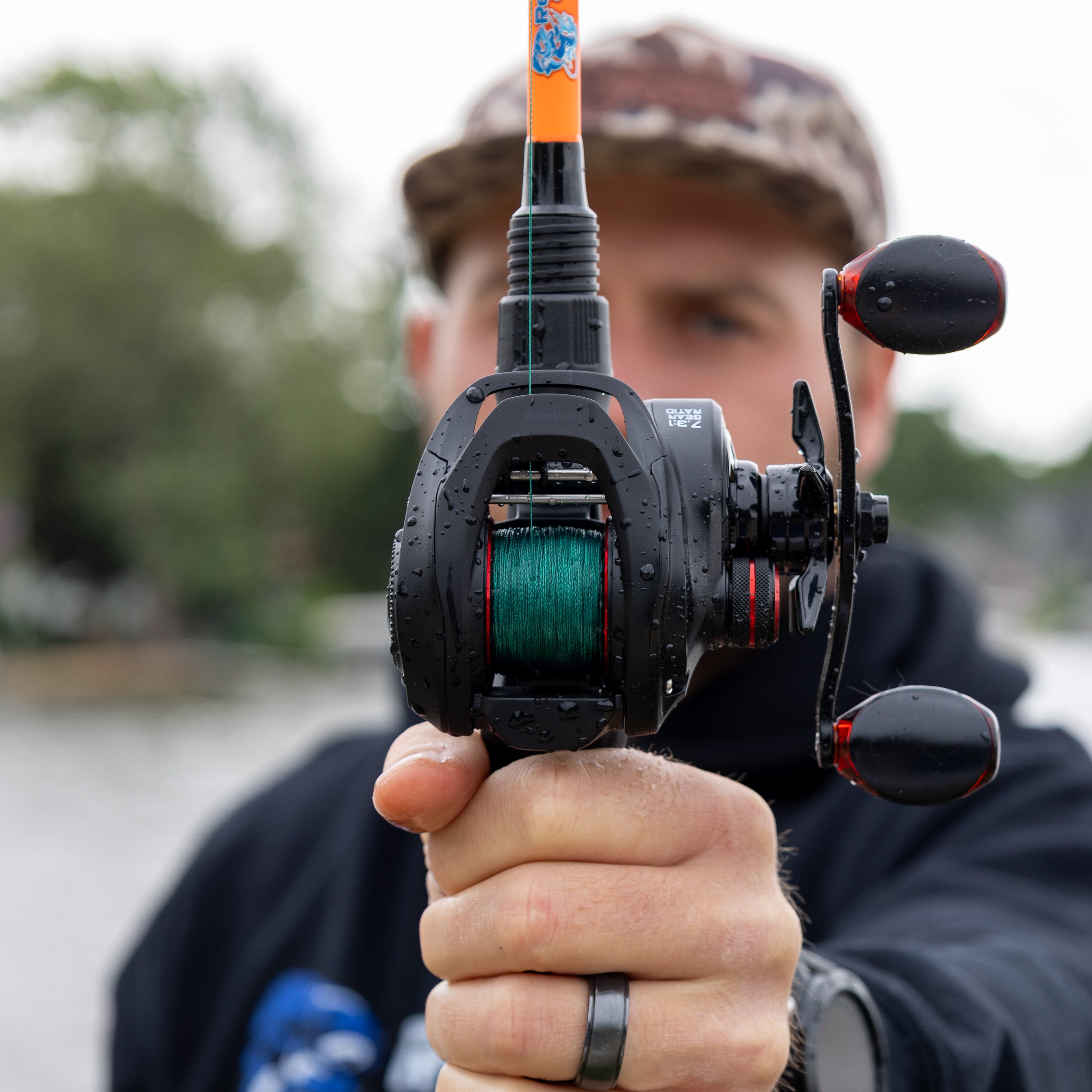 Reaction Tackle Braid Reaction Tackle Braided Fishing Line - NO FADE Moss Green