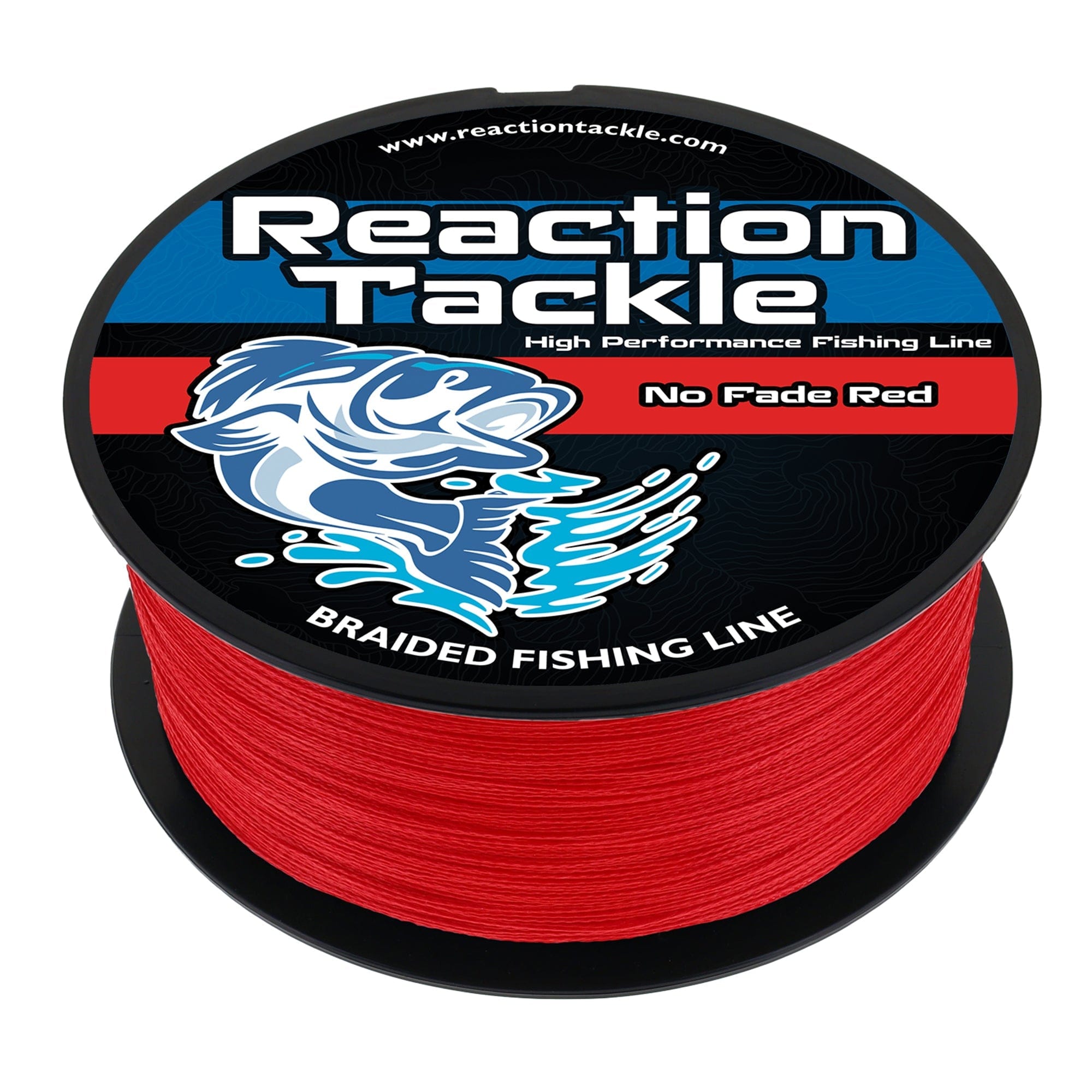 Reaction Tackle Braid Reaction Tackle Braided Fishing Line - NO FADE Red