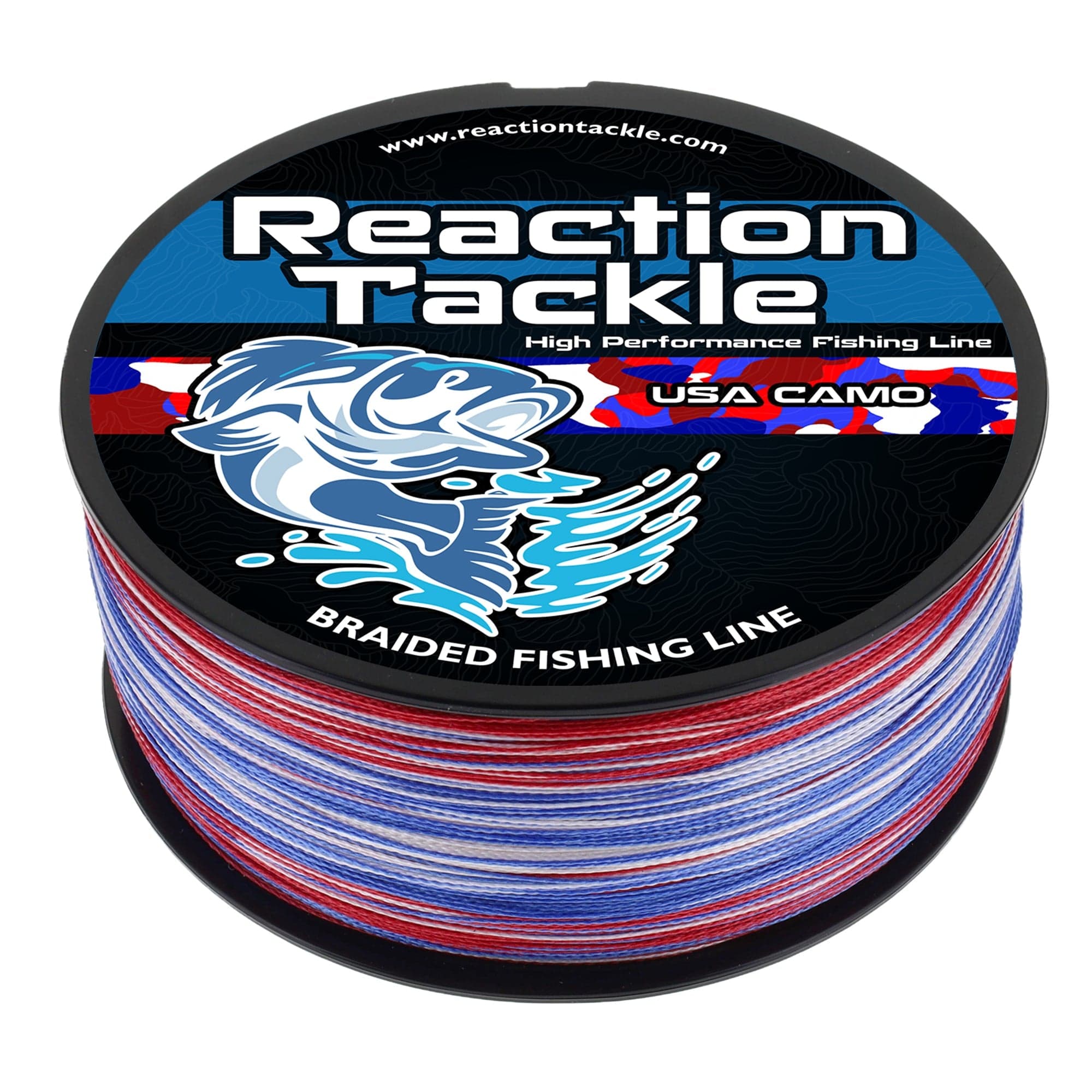 Reaction Tackle Braid Reaction Tackle Braided Fishing Line - USA Camo
