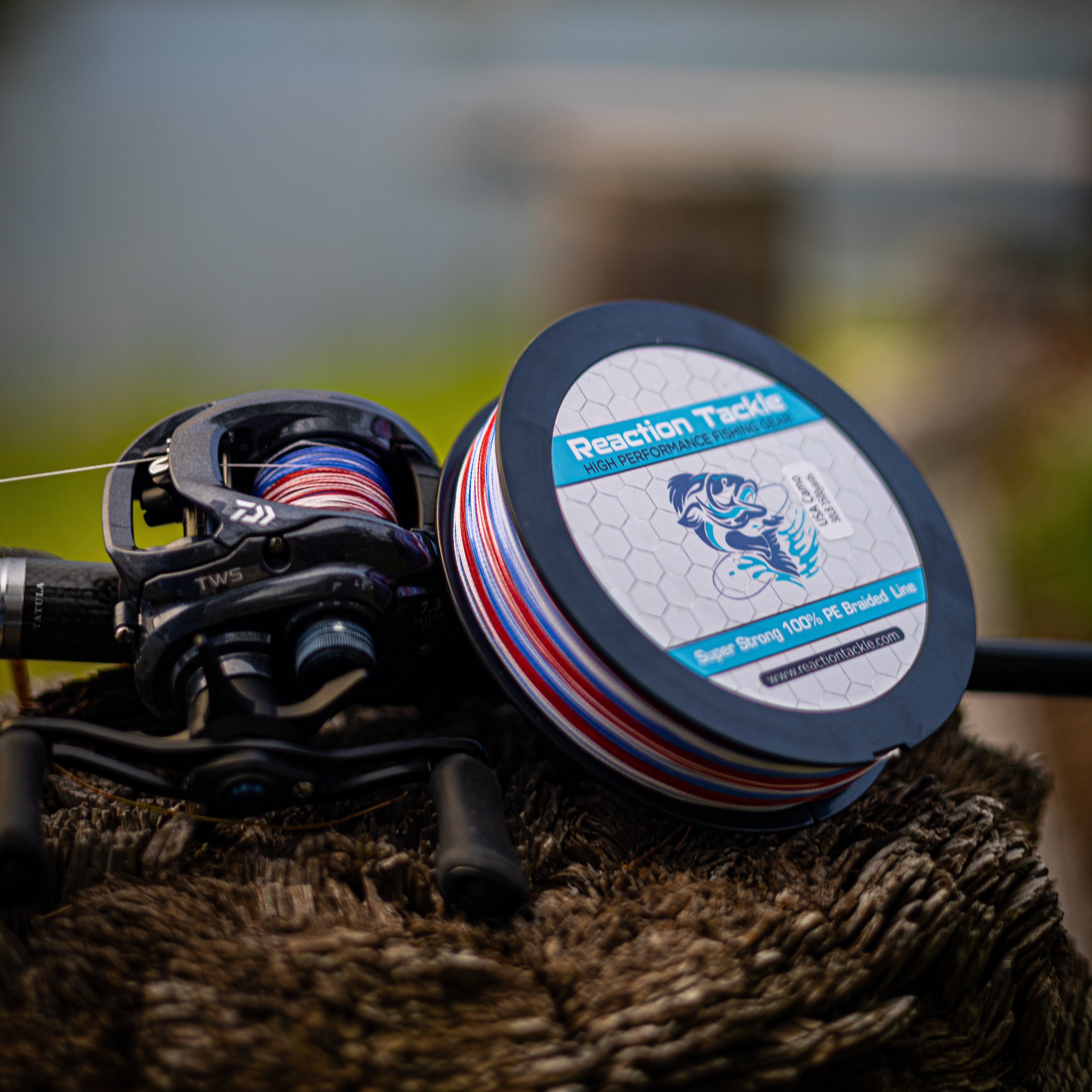 Reaction Tackle Braid Reaction Tackle Braided Fishing Line - USA Camo