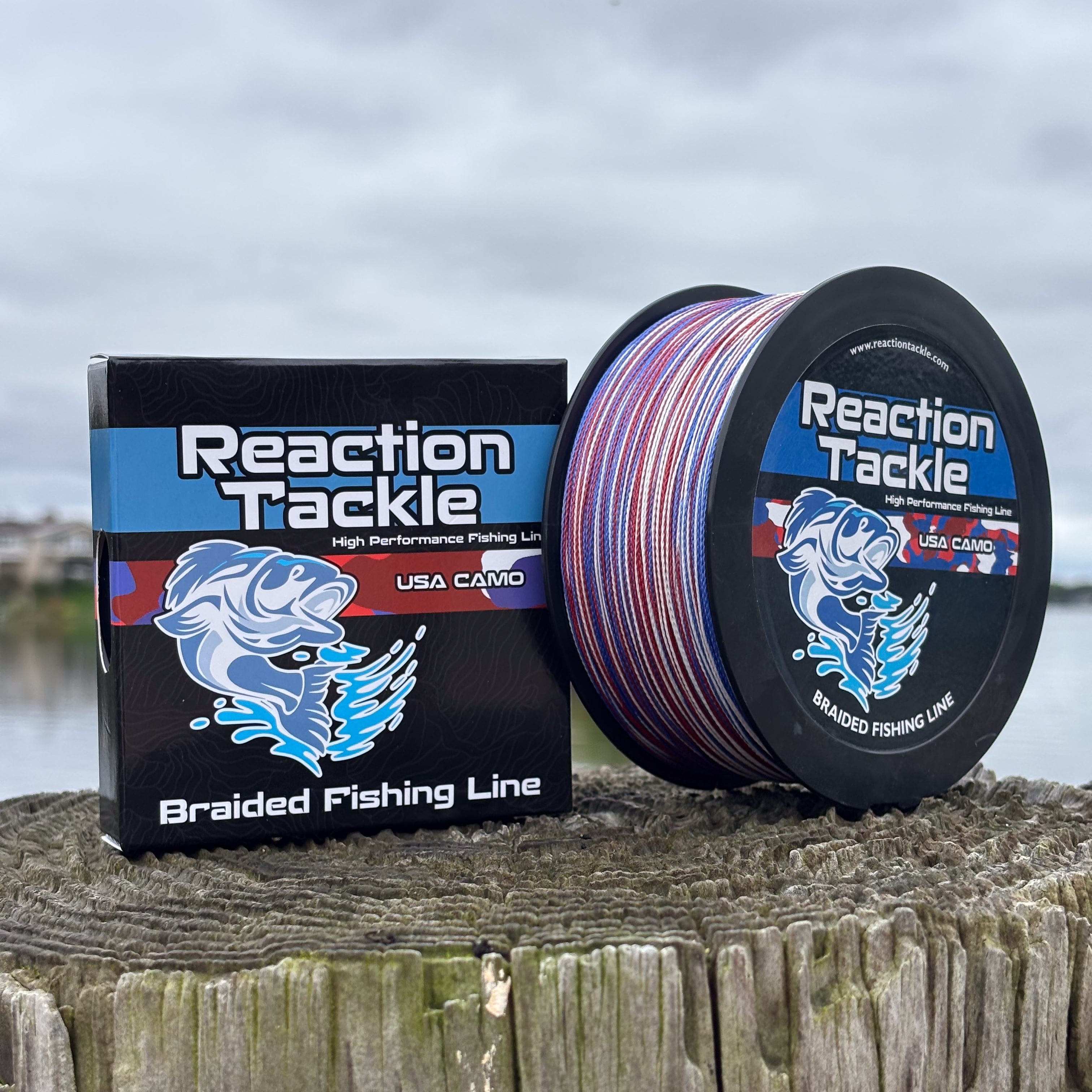 Reaction Tackle Braid Reaction Tackle Braided Fishing Line - USA Camo