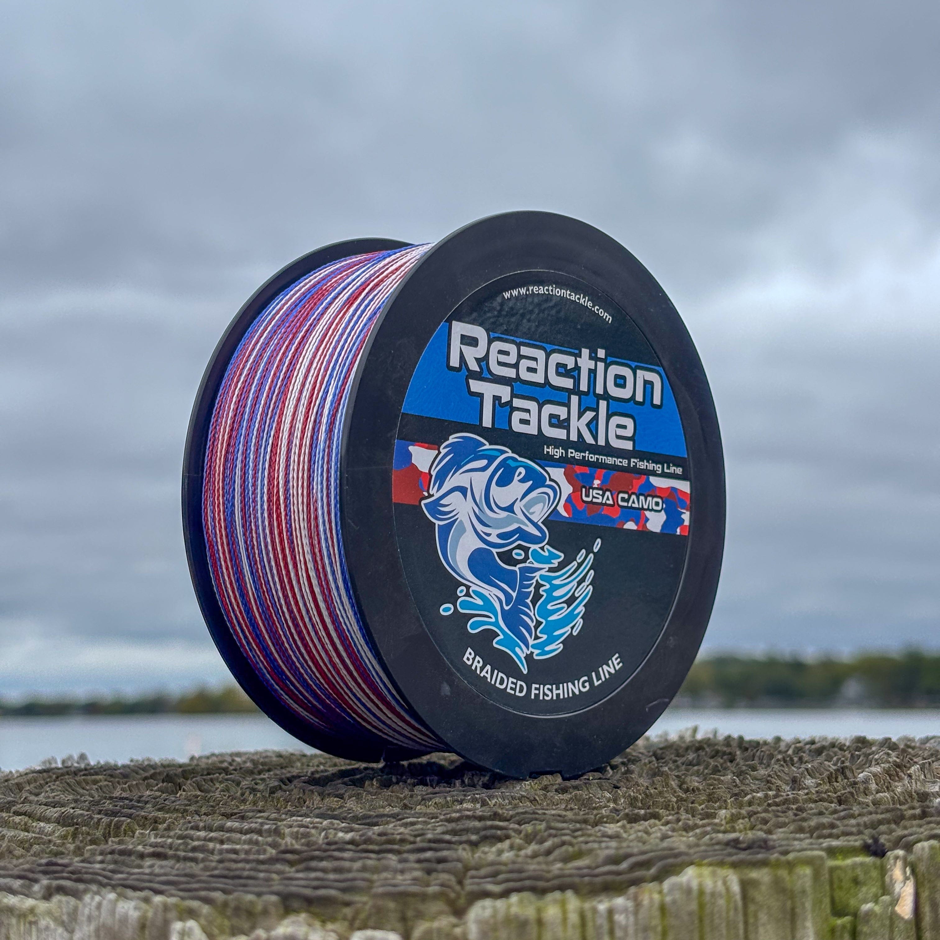 Reaction Tackle Braid Reaction Tackle Braided Fishing Line - USA Camo