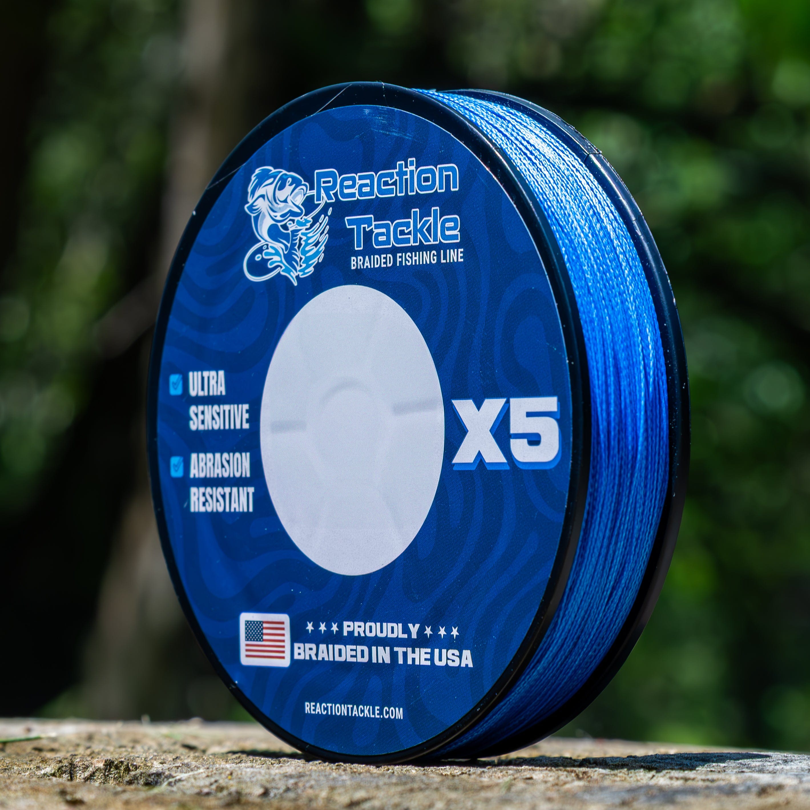 Reaction Tackle Braid Reaction Tackle BRAIDED IN THE USA Fishing Line- X5