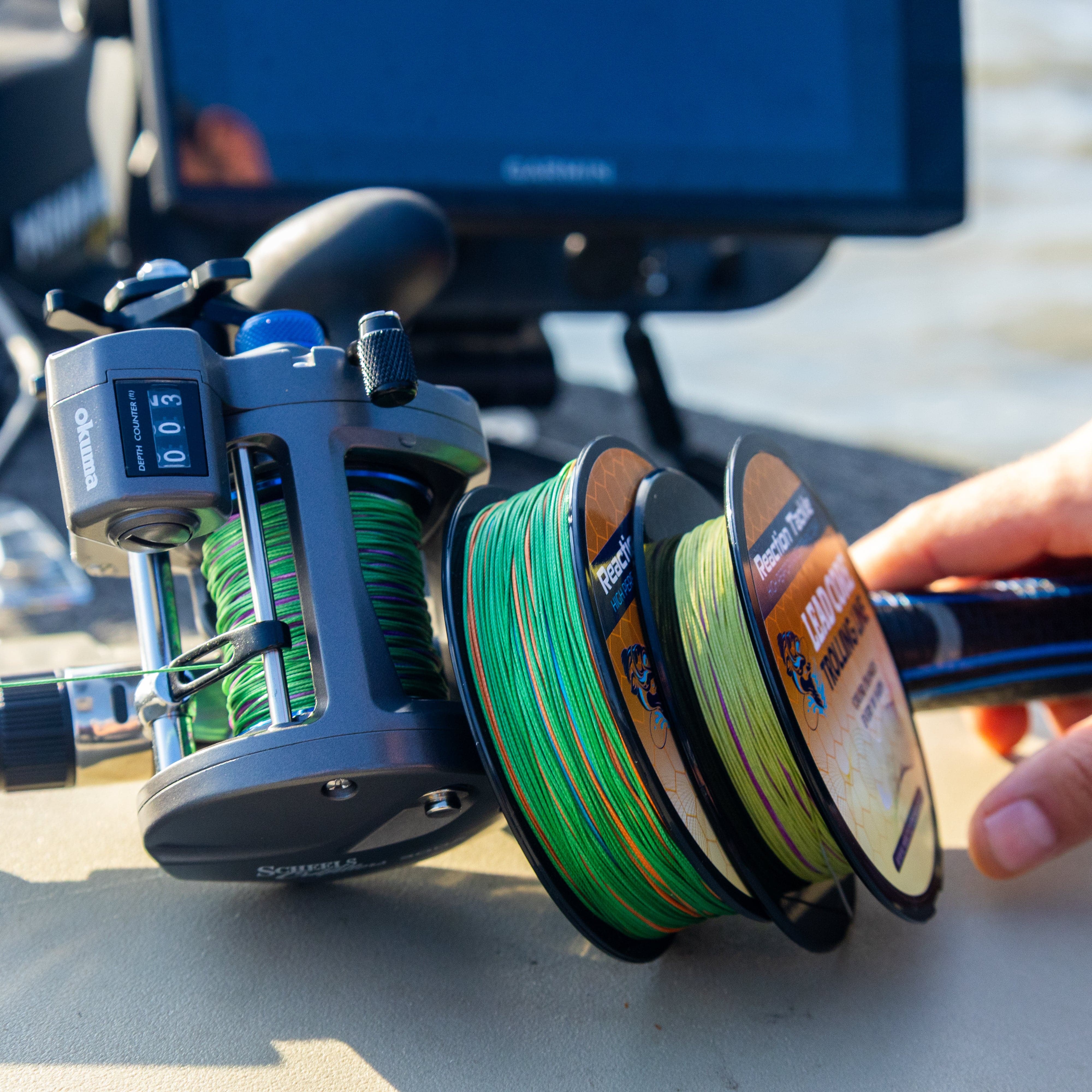 Reaction Tackle Braid Reaction Tackle Lead Core Metered Trolling Braided Line