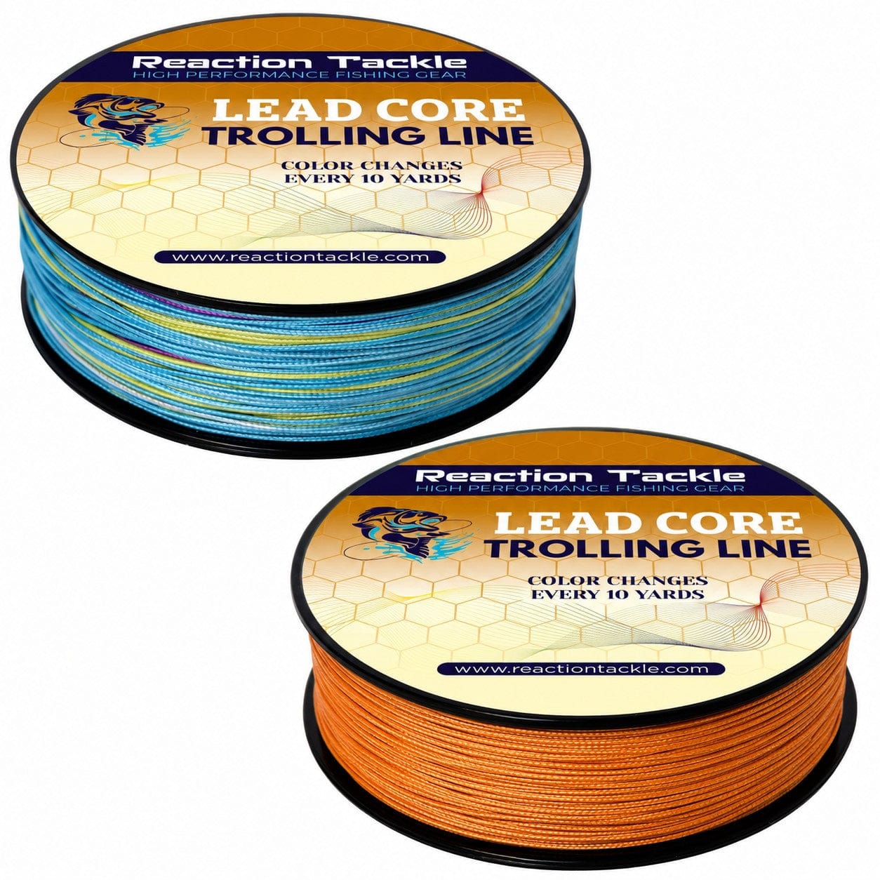 Reaction Tackle Braid Reaction Tackle Lead Core Metered Trolling Braided Line