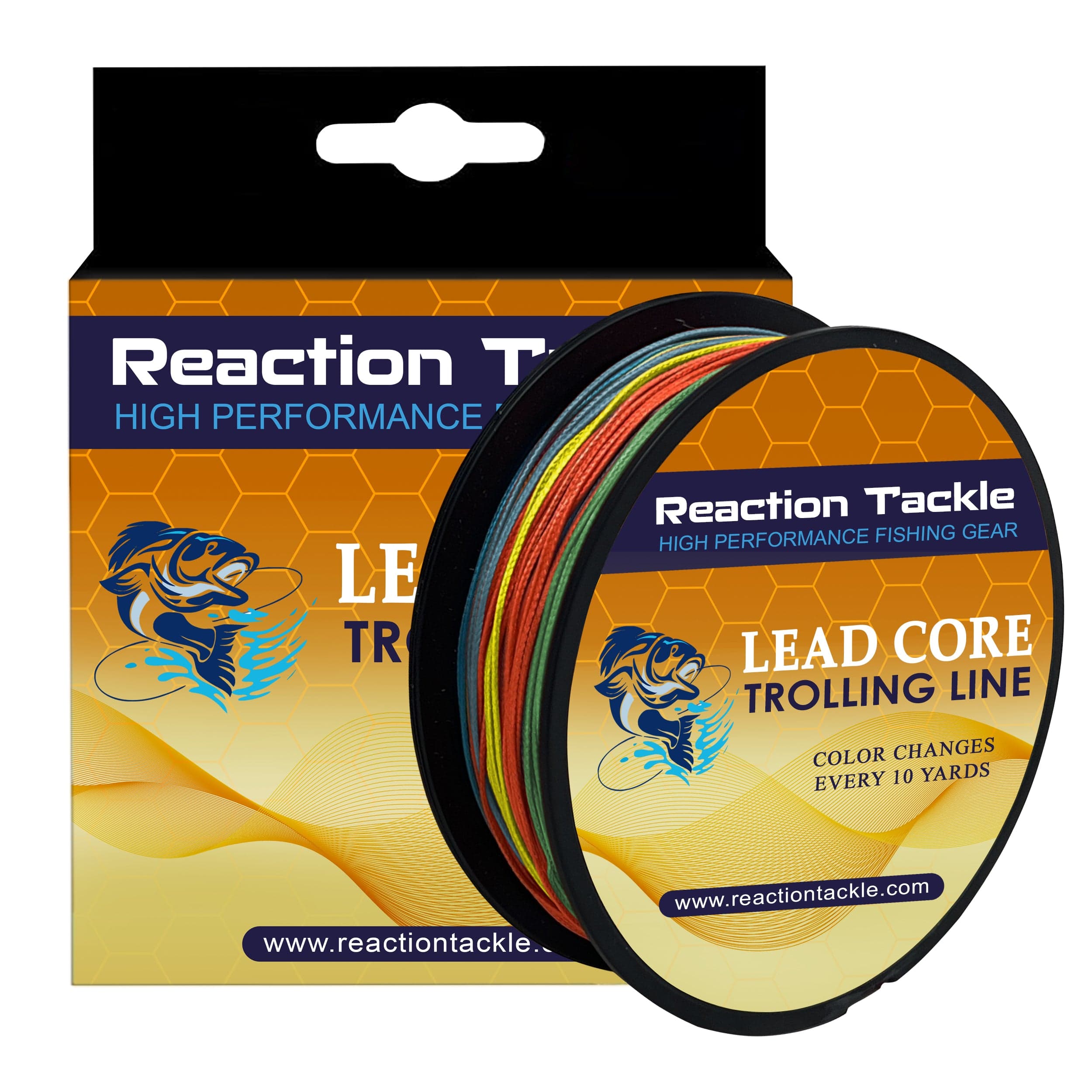 Reaction Tackle Braid Reaction Tackle Lead Core Metered Trolling Braided Line