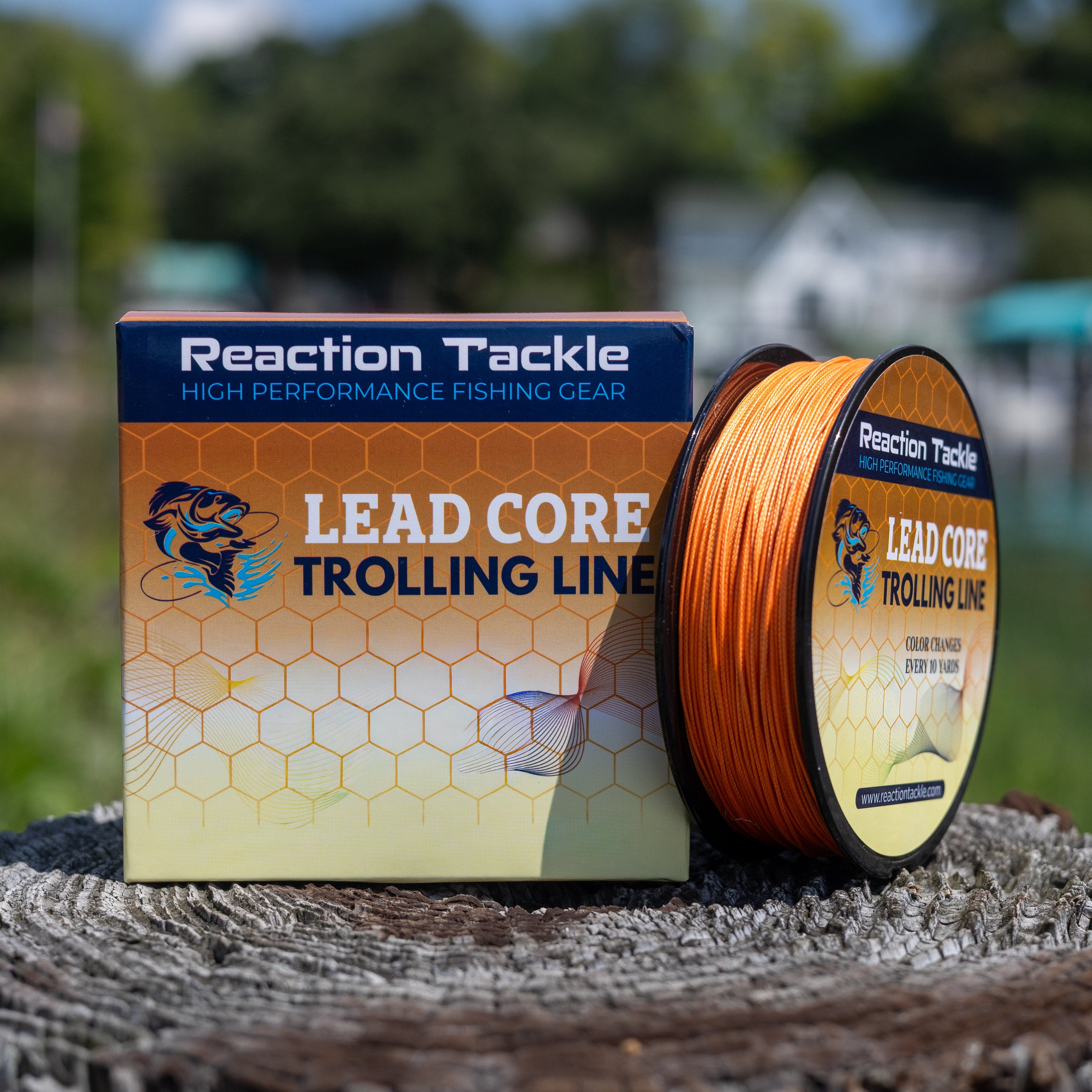 Reaction Tackle Braid Reaction Tackle Lead Core Metered Trolling Braided Line