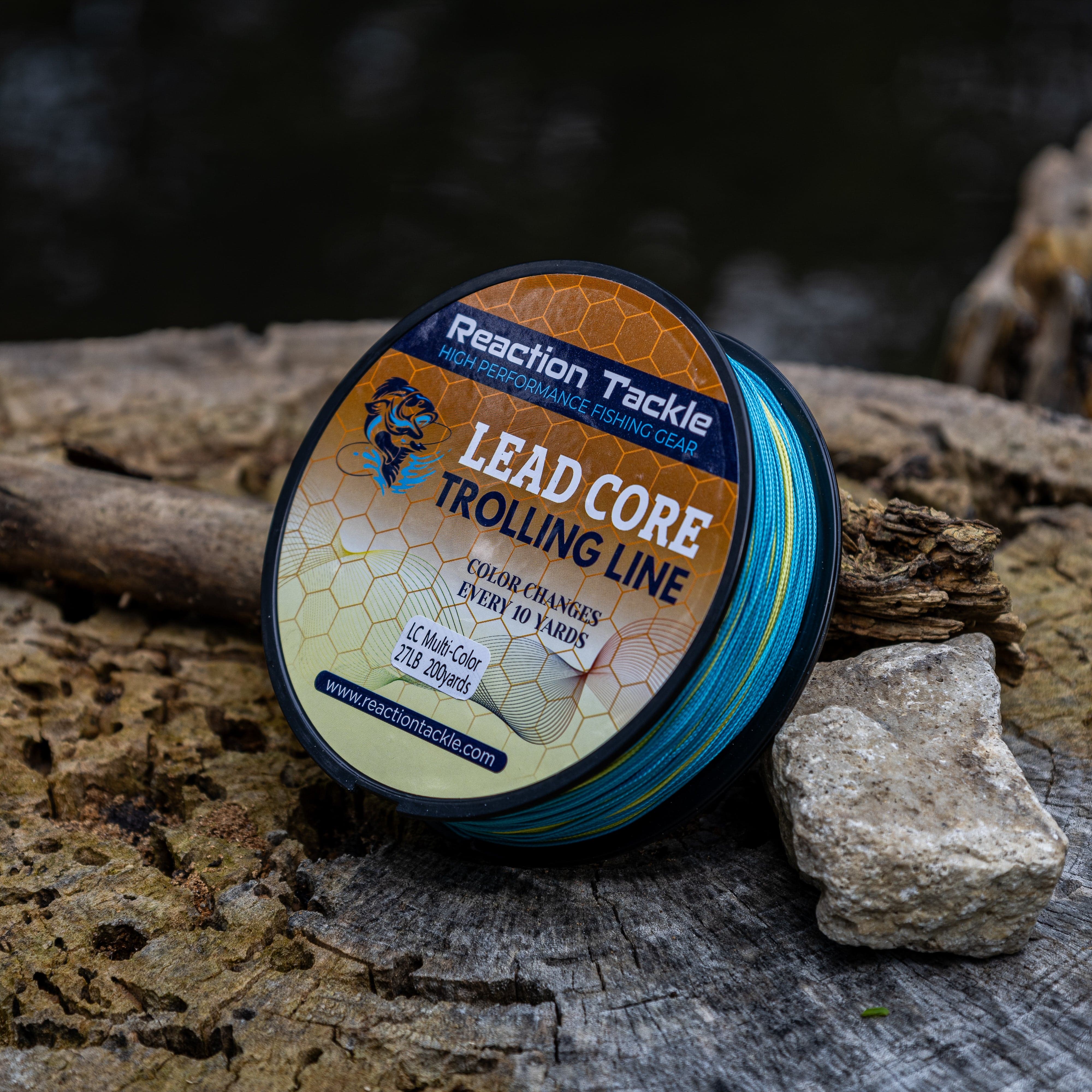 Reaction Tackle Braid Reaction Tackle Lead Core Metered Trolling Braided Line