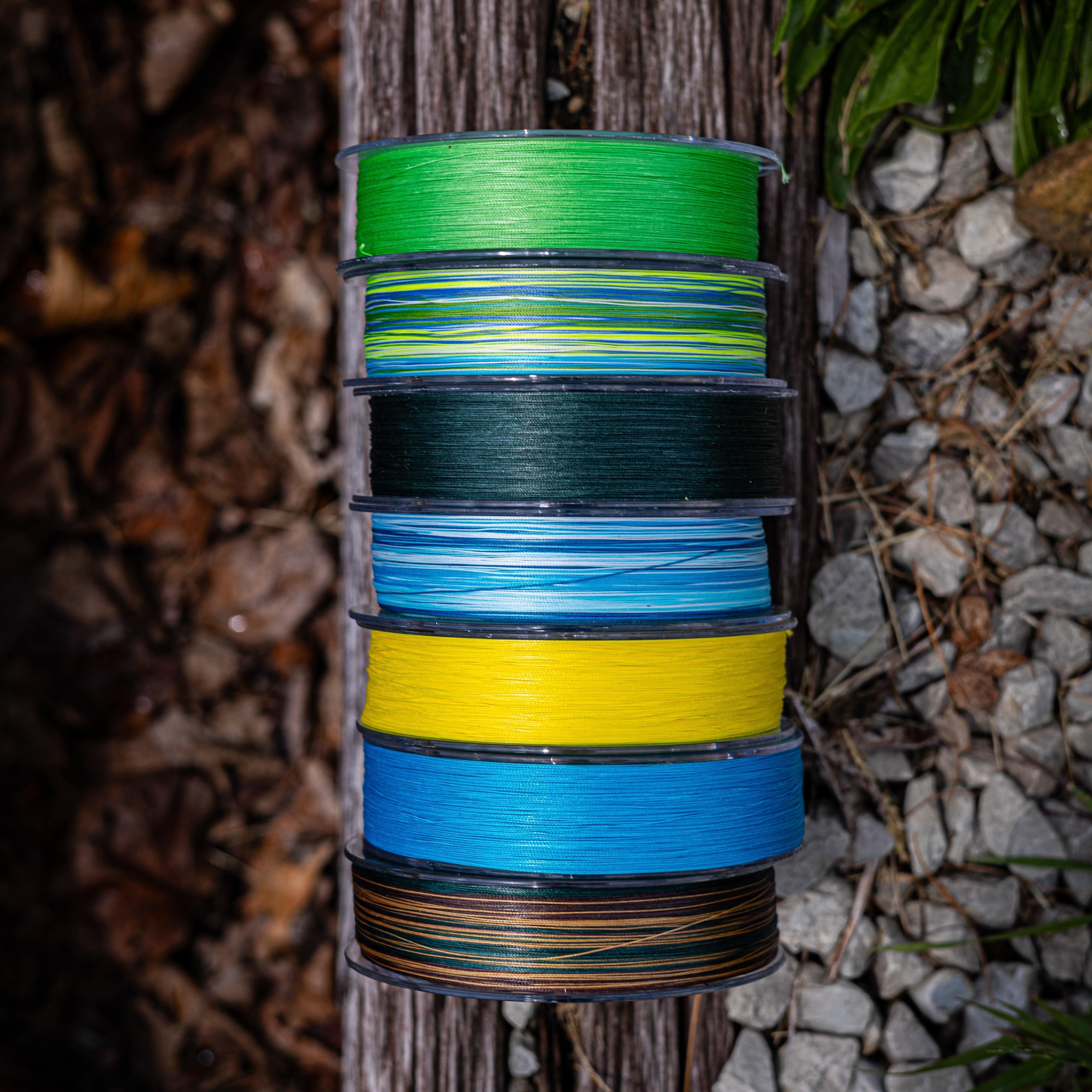 Reaction Tackle Braid Reaction Tackle X8 Braided Fishing Line - Moss Green 8 Strand