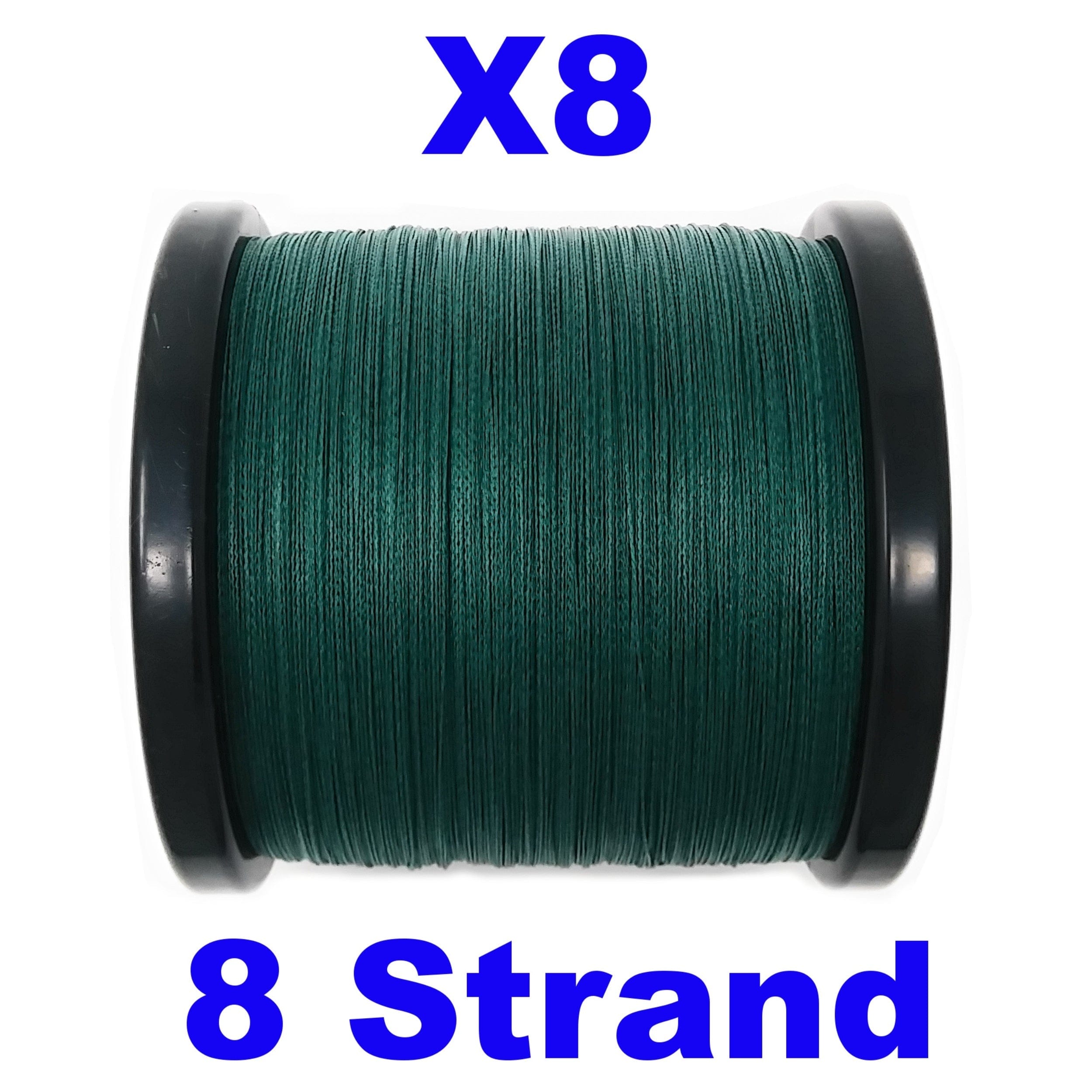 Reaction Tackle Braid Reaction Tackle X8 Braided Fishing Line - Moss Green 8 Strand