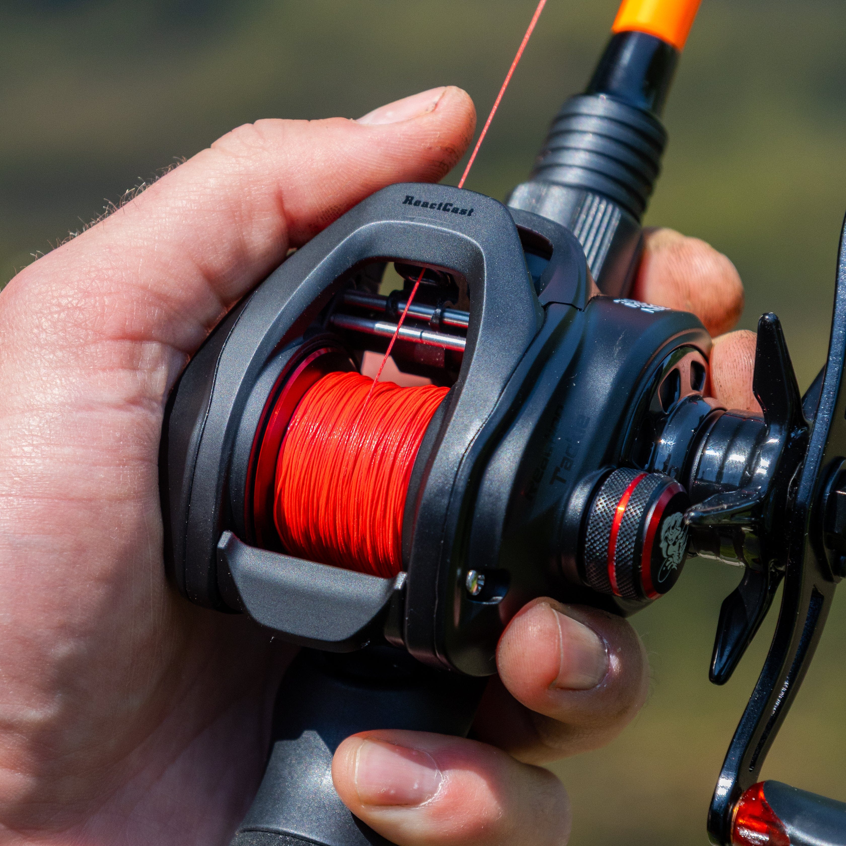 Reaction Tackle Braid Reaction Tackle X8 Braided Fishing Line - NO FADE Red 8 Strand