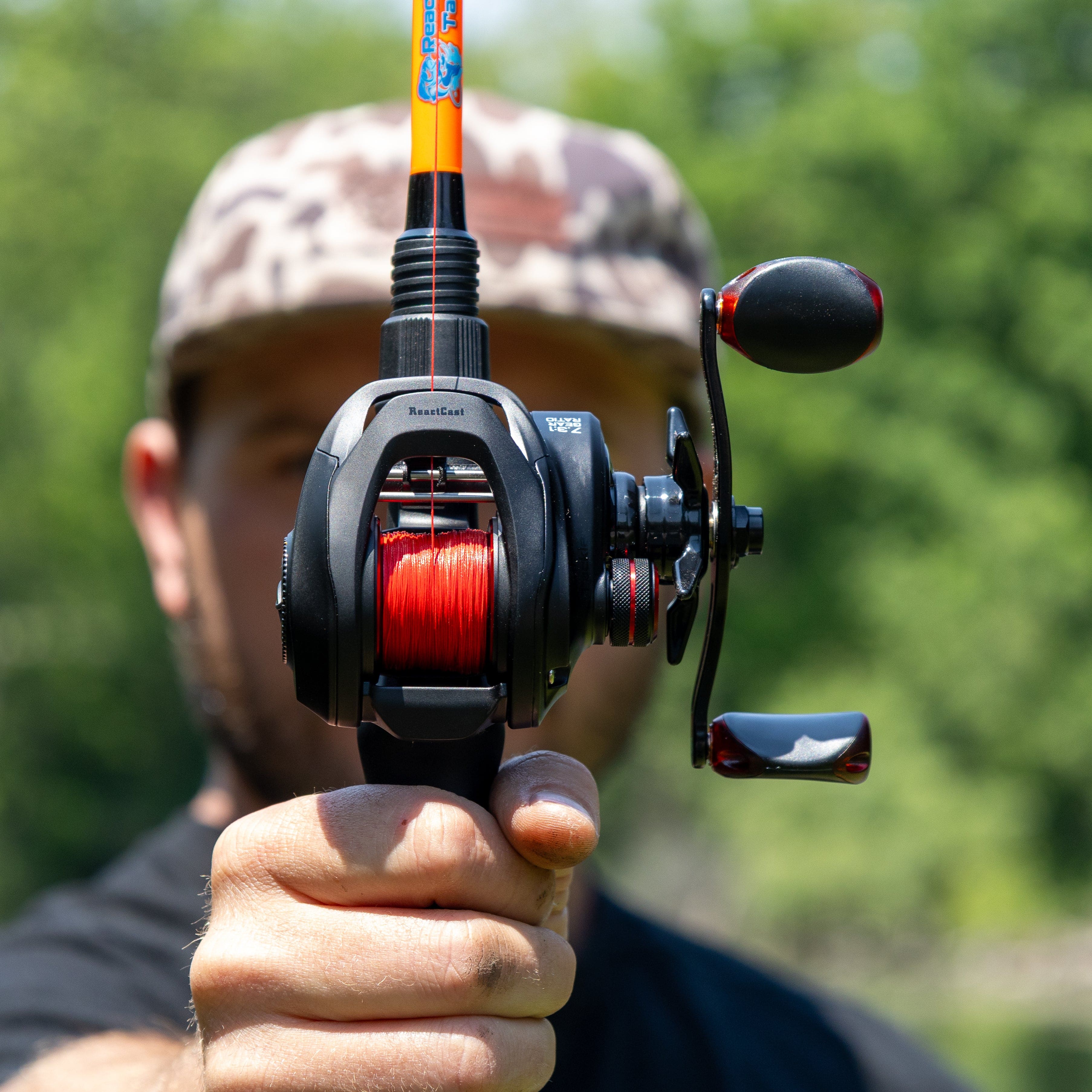 Reaction Tackle Braid Reaction Tackle X8 Braided Fishing Line - NO FADE Red 8 Strand