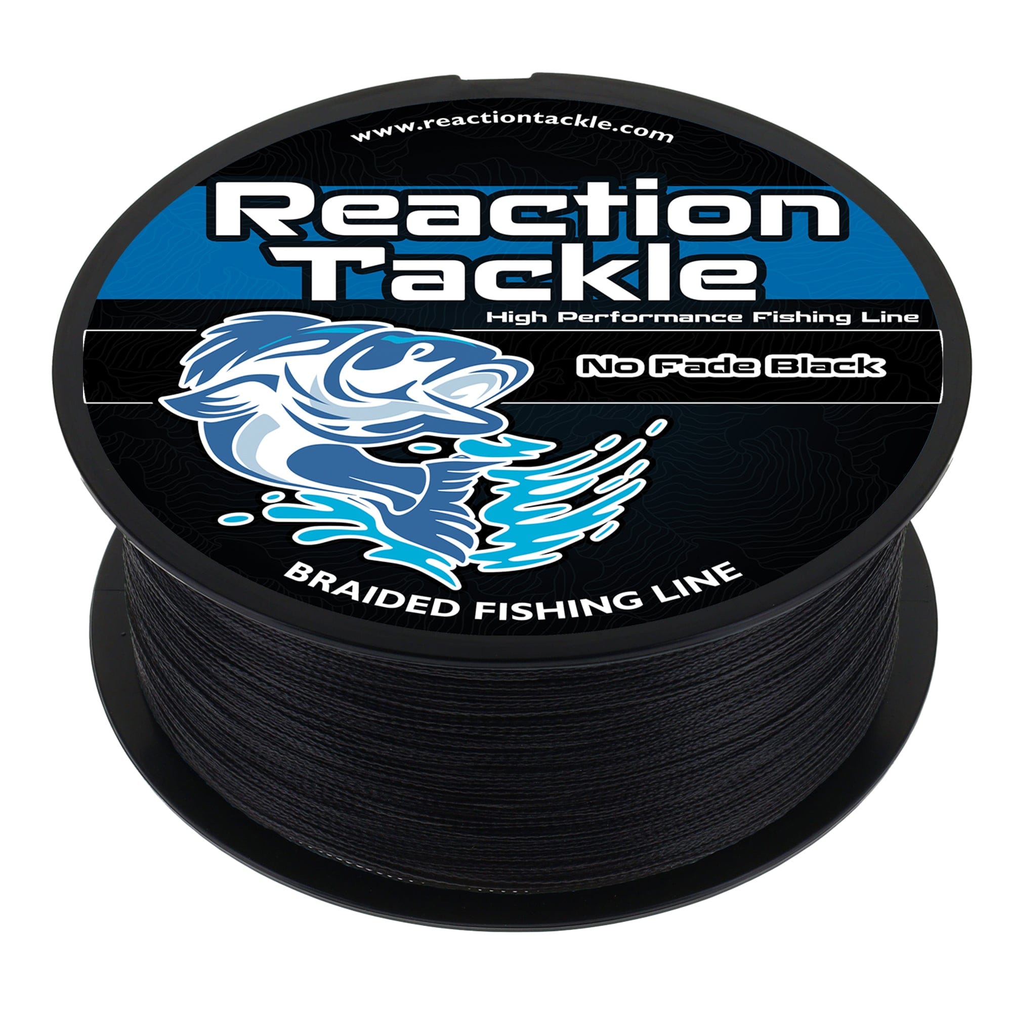 Reaction Tackle Braided Fishing Line Reaction Tackle Braided Fishing Line - NO FADE Black