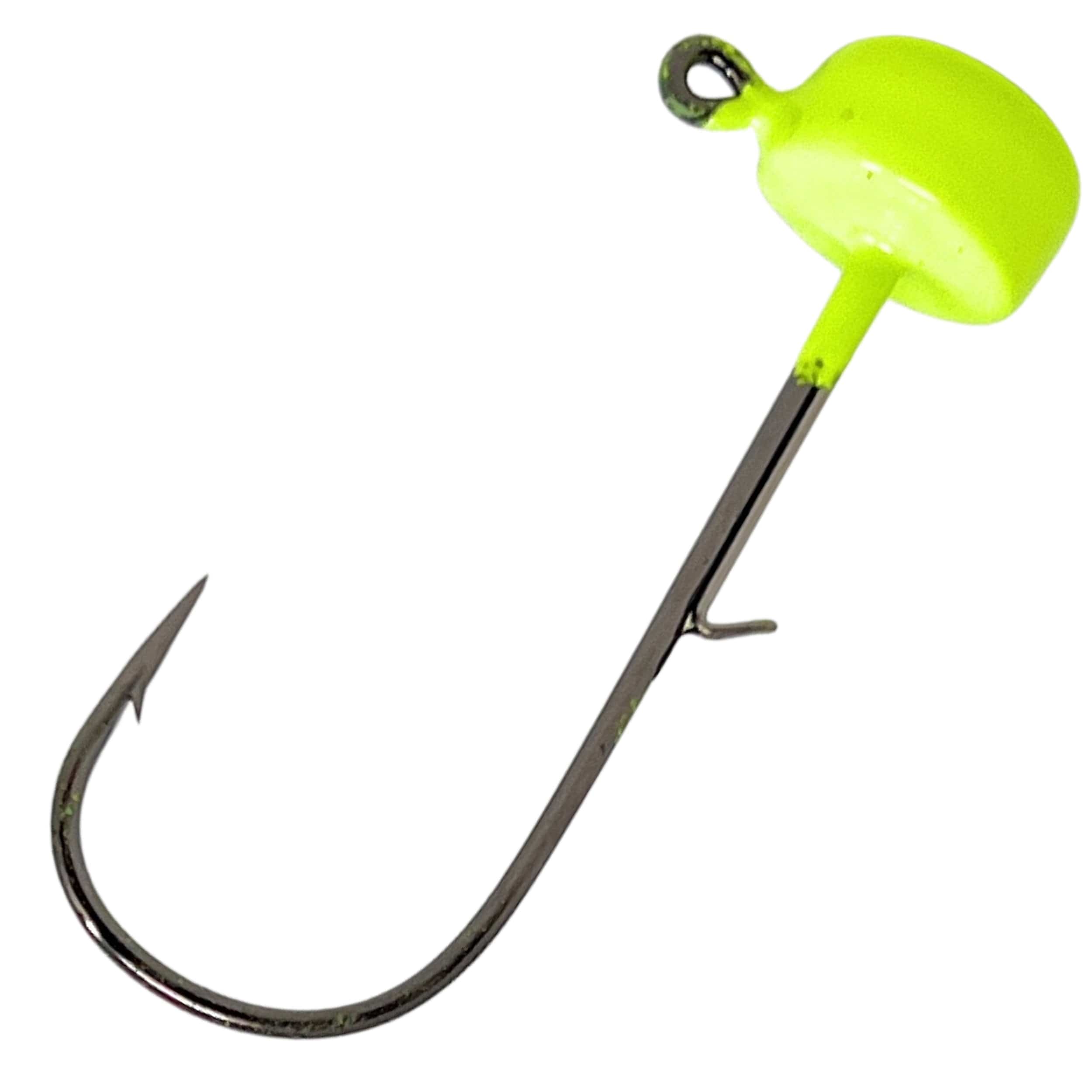 Reaction Tackle fishing-jigs Chartreuse / 1/15 oz Reaction Tackle Tungsten Ned Rig-Shroom Jigs (5-Pack)