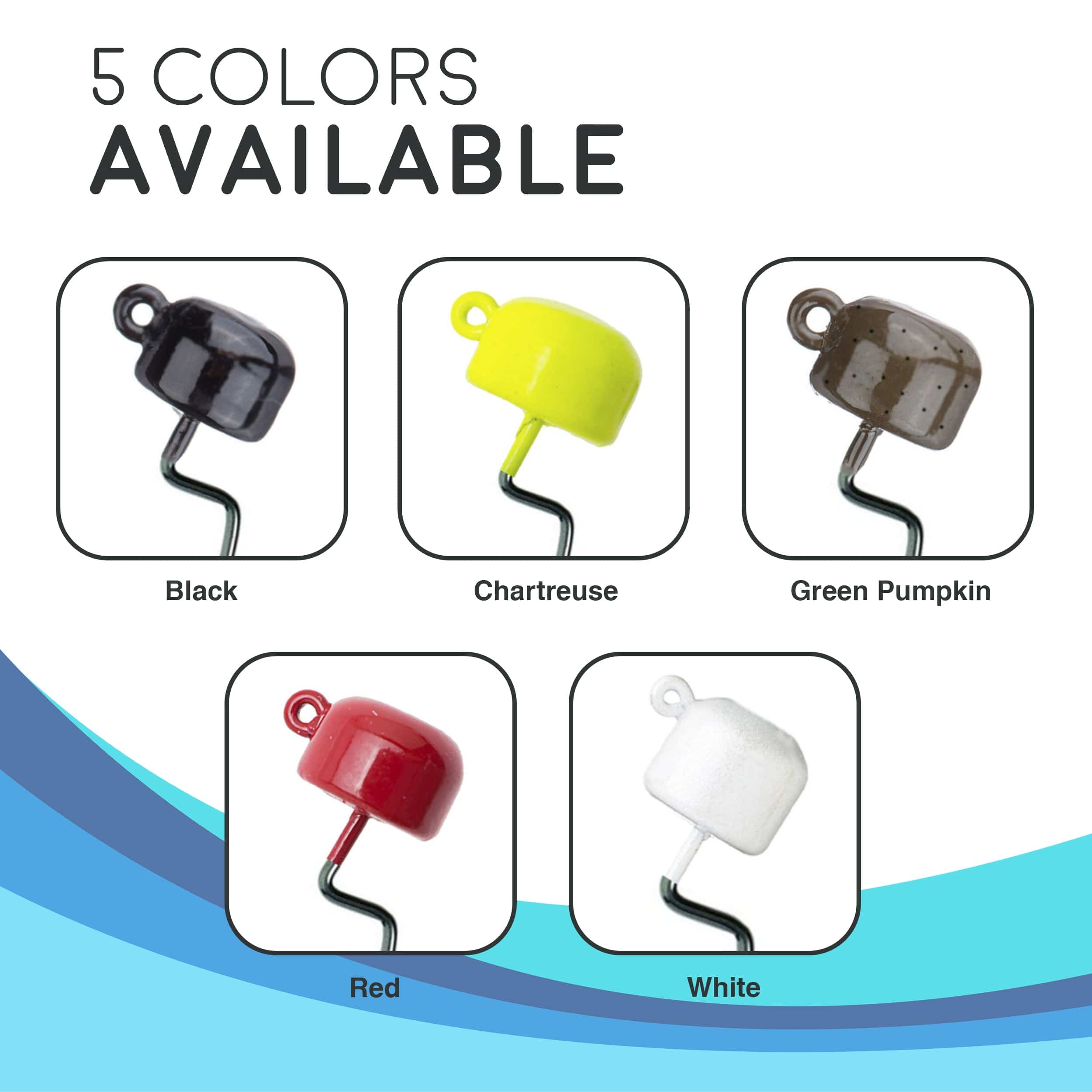 Reaction Tackle fishing-jigs Reaction Tackle Tungsten Ned Rig-Shroom Jigs (5-Pack)