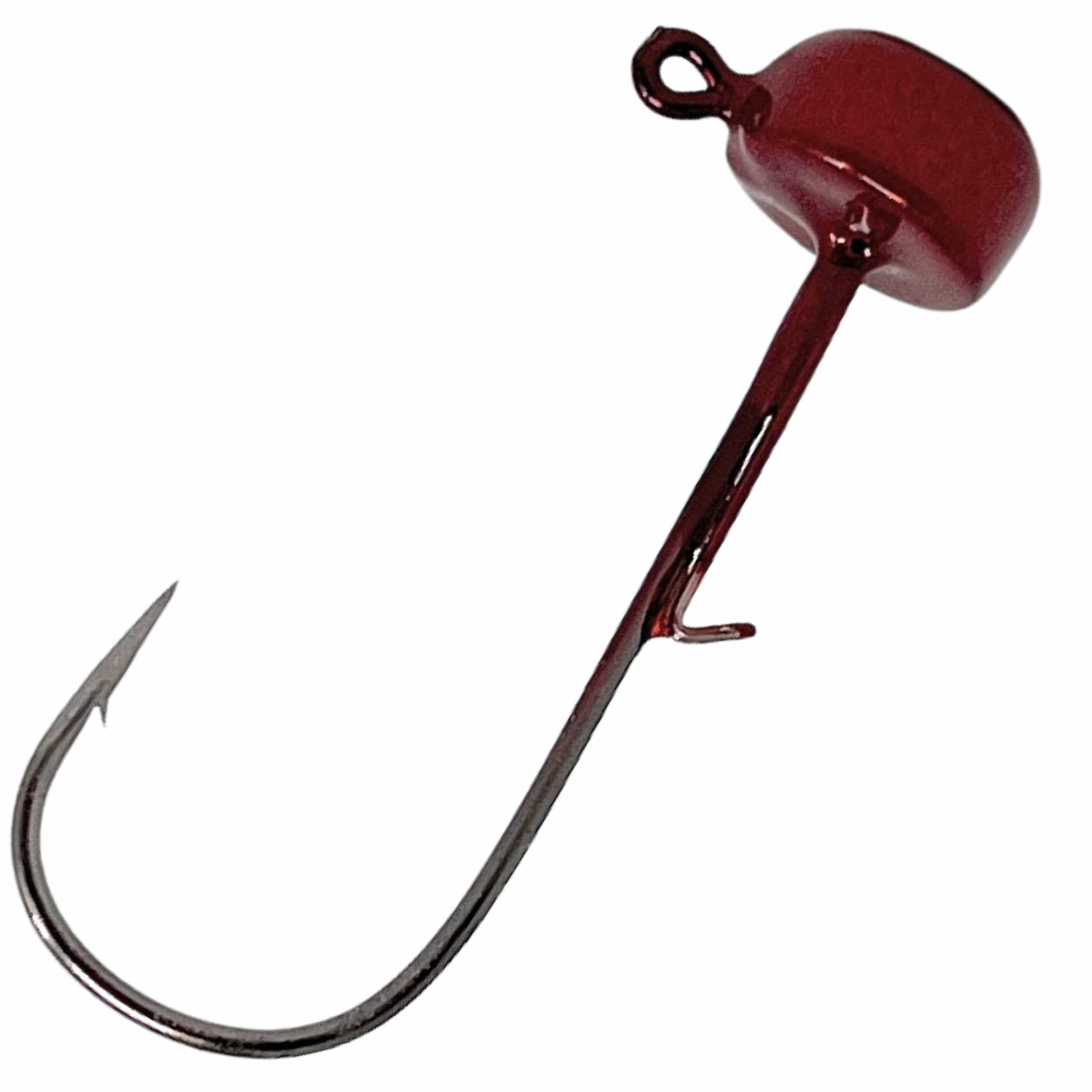 Reaction Tackle fishing-jigs Red / 1/15 oz Reaction Tackle Tungsten Ned Rig-Shroom Jigs (5-Pack)