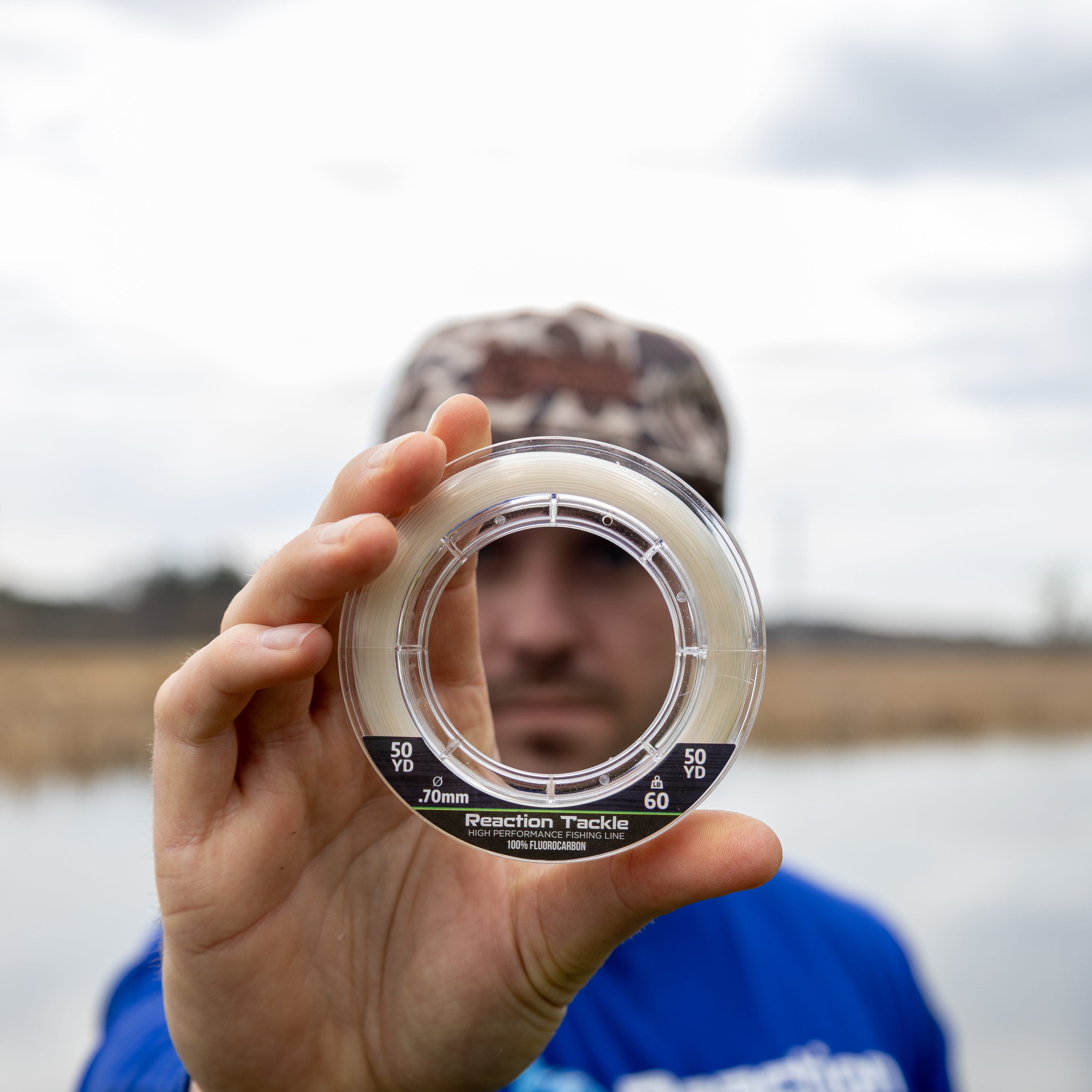 Reaction Tackle Fluorocarbon Fishing Line Reaction Tackle 100% Pure Fluorocarbon Fishing Line