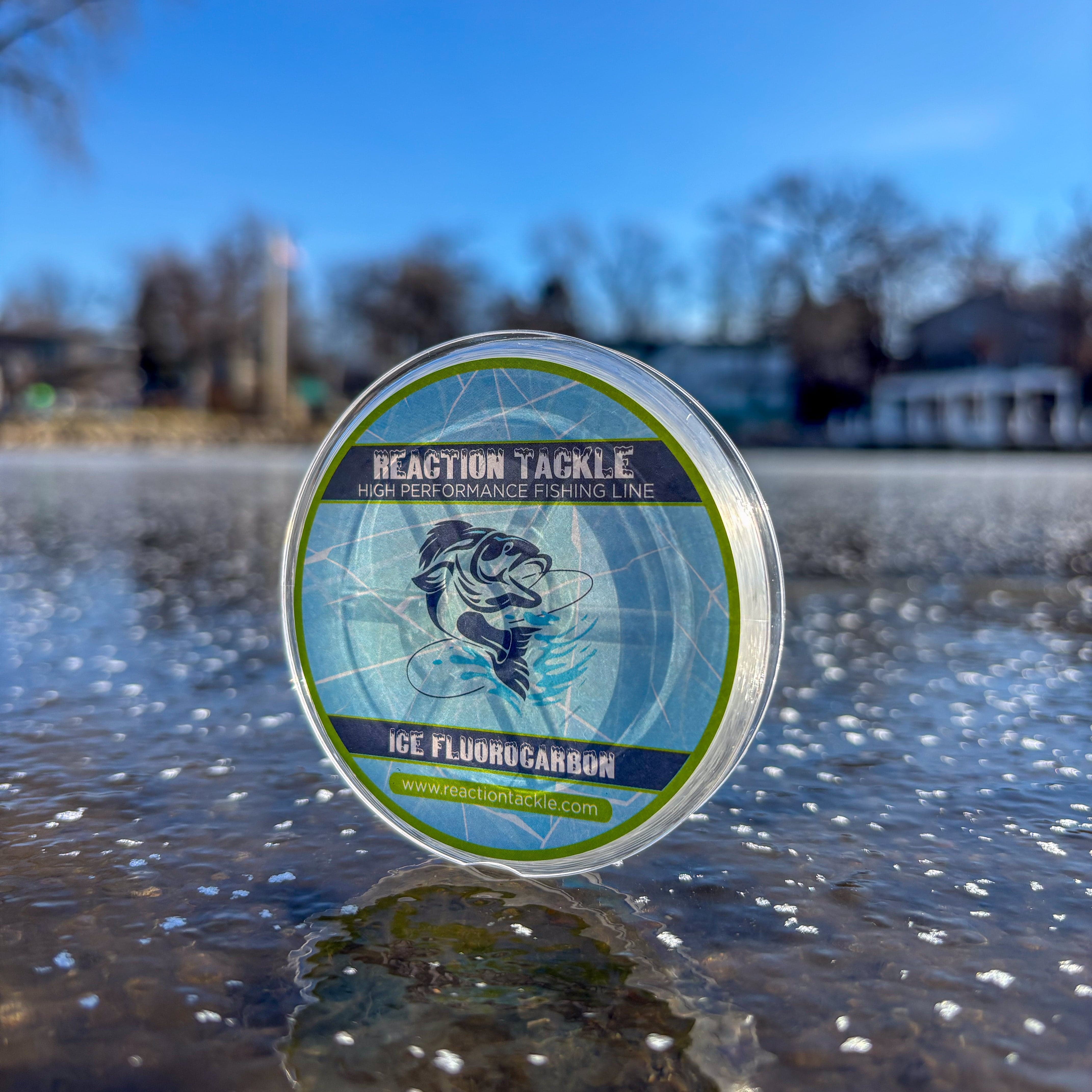 Reaction Tackle Flurocarbon Reaction Tackle Ice Fluorocarbon Fishing Line or Leader
