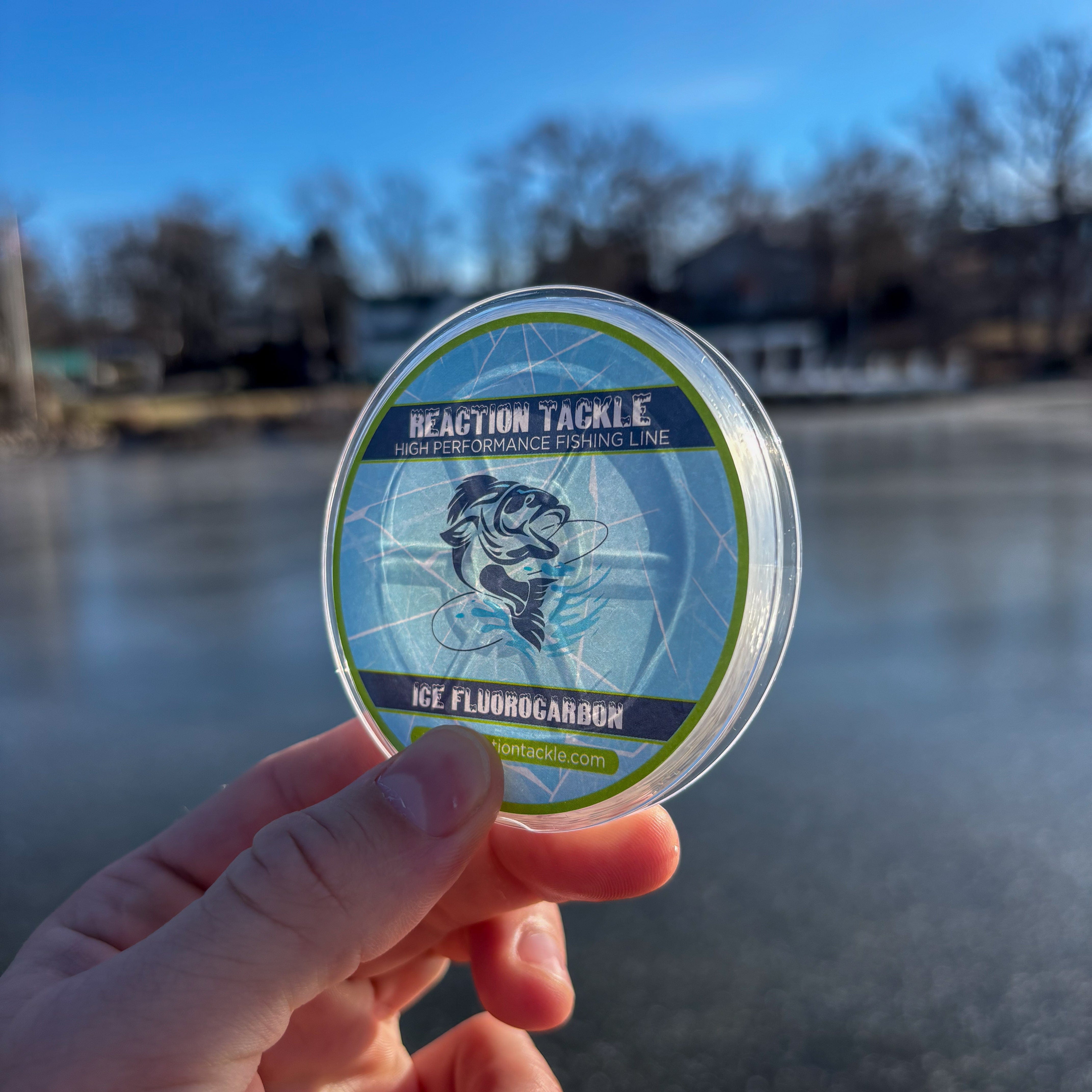 Reaction Tackle Flurocarbon Reaction Tackle Ice Fluorocarbon Fishing Line or Leader