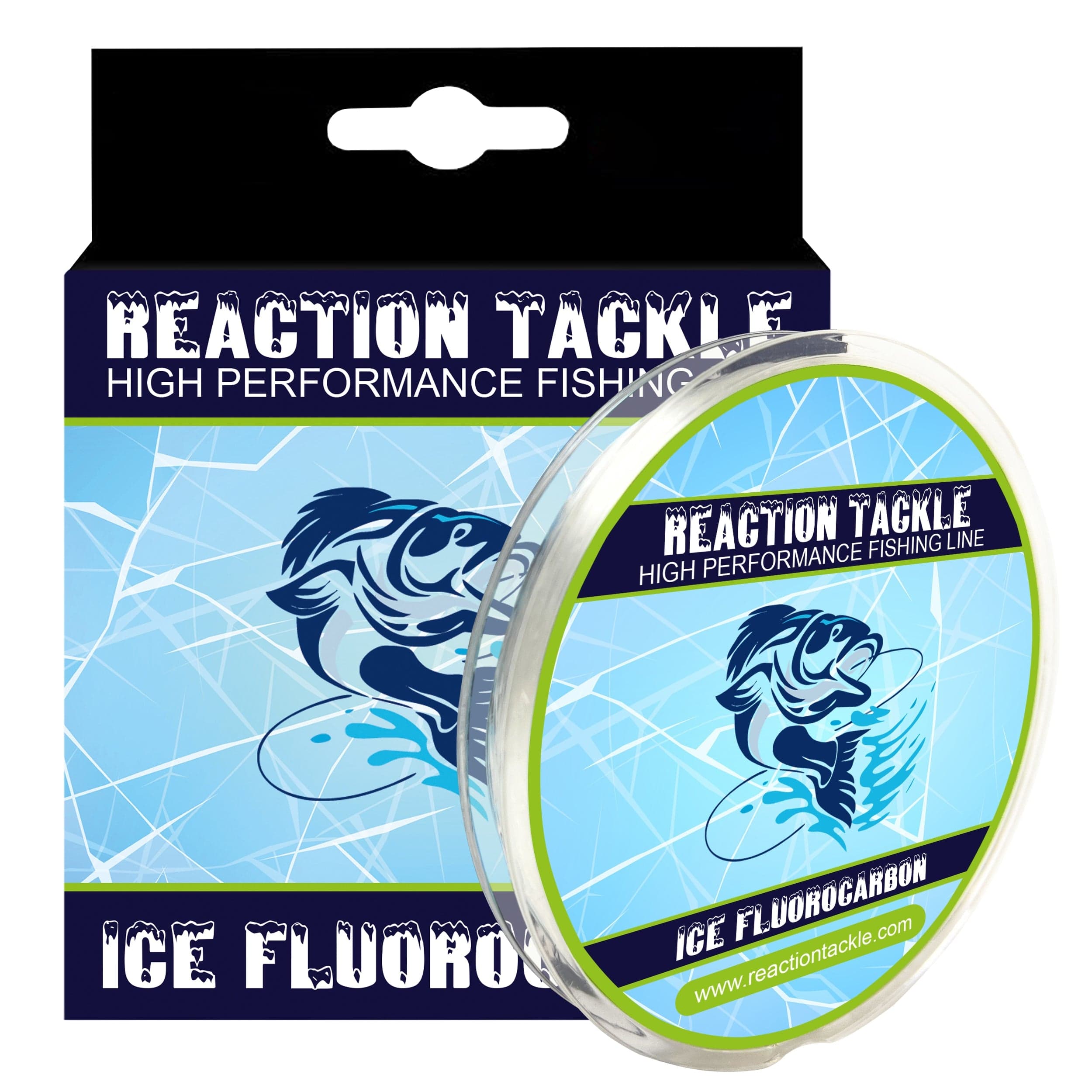 Reaction Tackle Flurocarbon Reaction Tackle Ice Fluorocarbon Fishing Line or Leader
