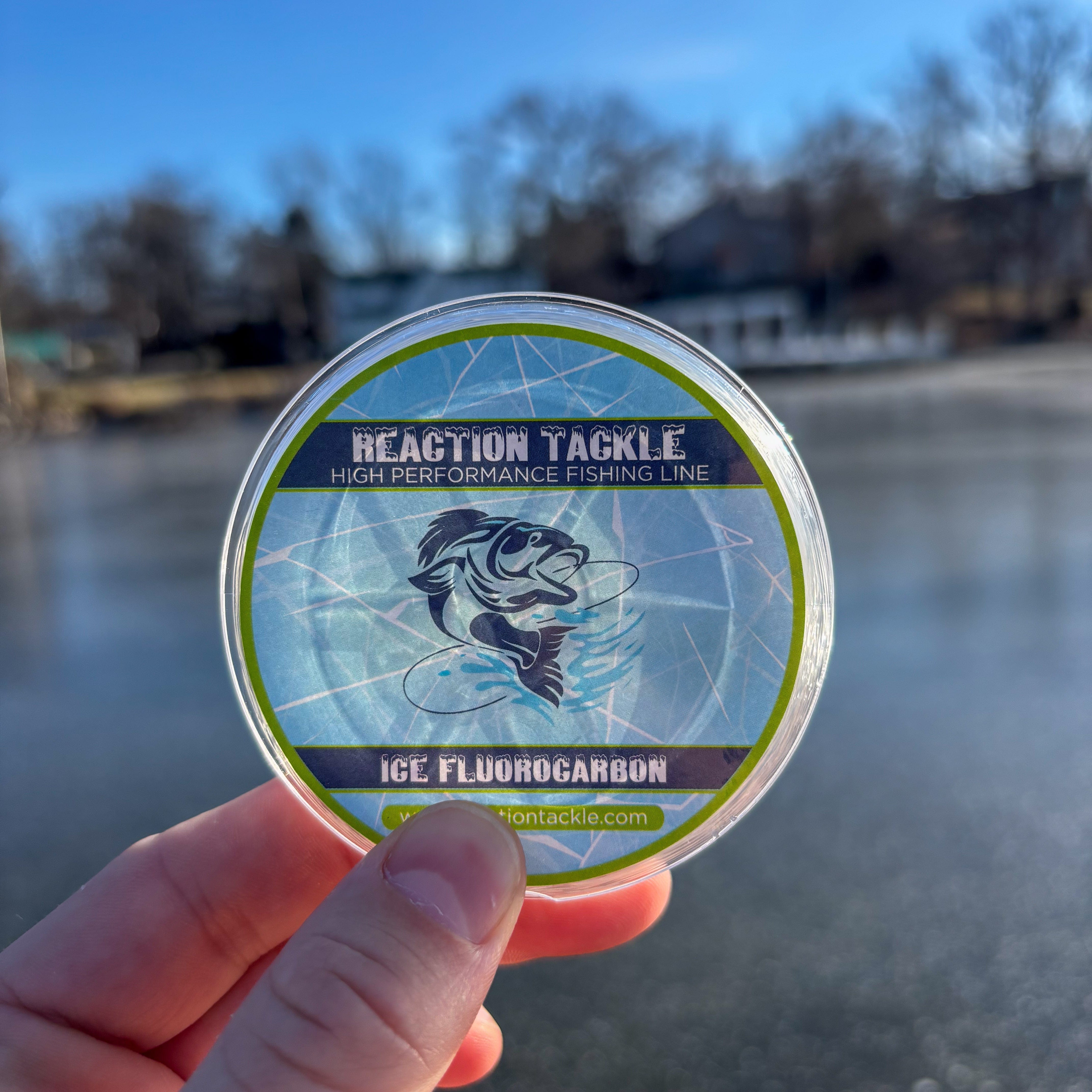 Reaction Tackle Flurocarbon Reaction Tackle Ice Fluorocarbon Fishing Line or Leader