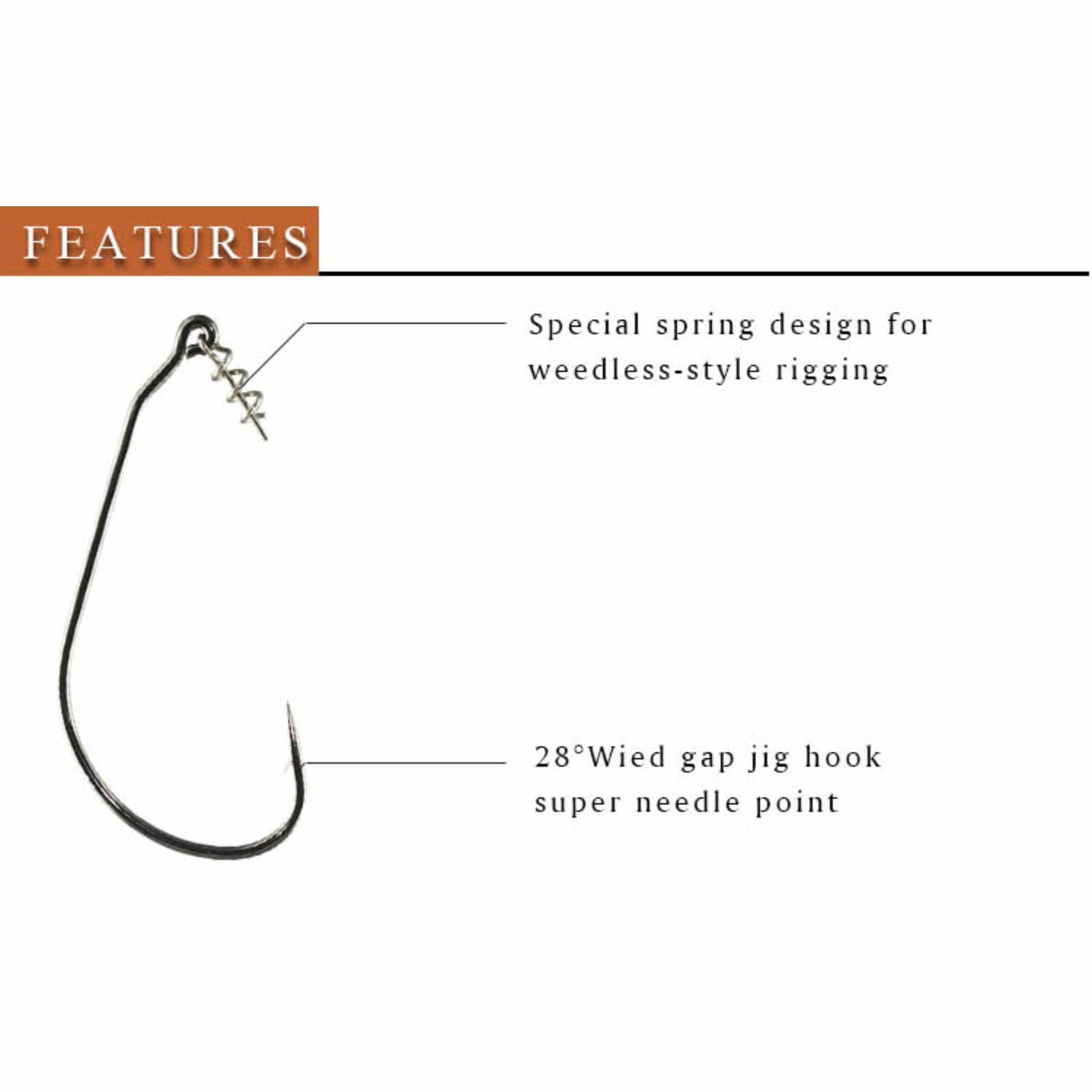 Reaction Tackle hooks Reaction Tackle Swimbait Hooks (10 or 25-Packs)