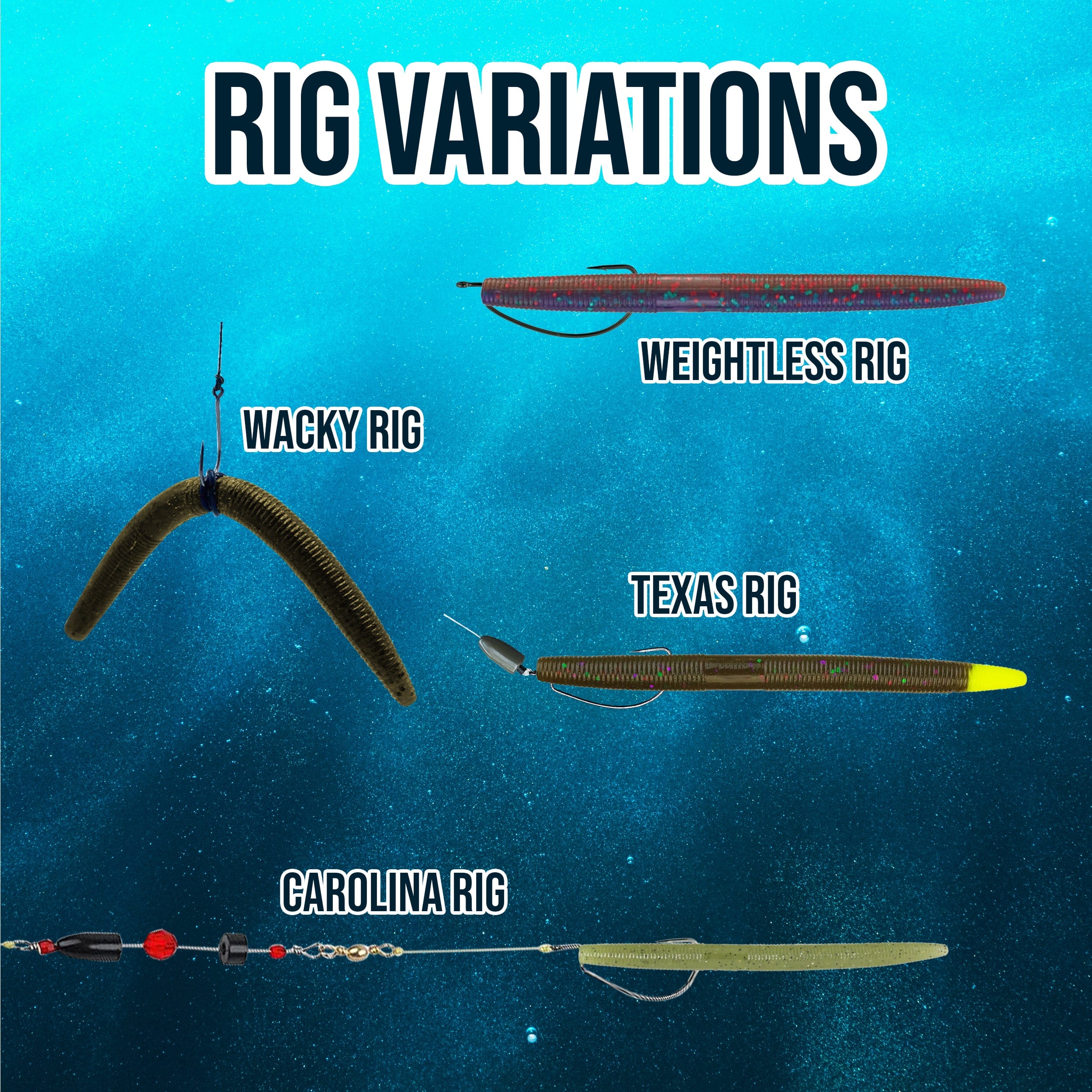 Reaction Tackle Soft Plastic Baits Reaction Tackle Soft Plastic Wacky Worms 5.5in - 24 Pack