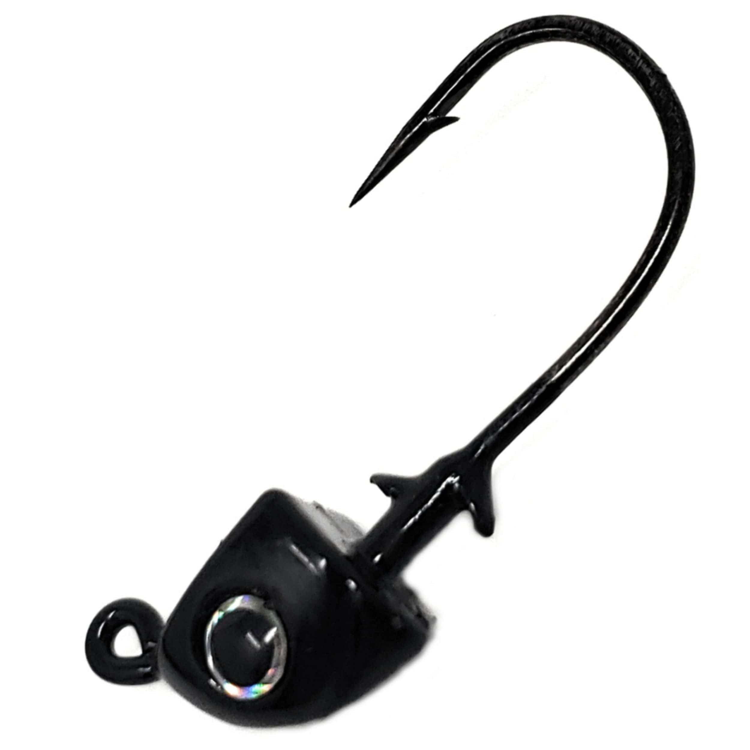 Reaction Tackle Tungsten Fishing Jigs Black / 1/8 oz (5-Pack) Reaction Tackle Tungsten Swimbait Jig Heads (5-Pack)