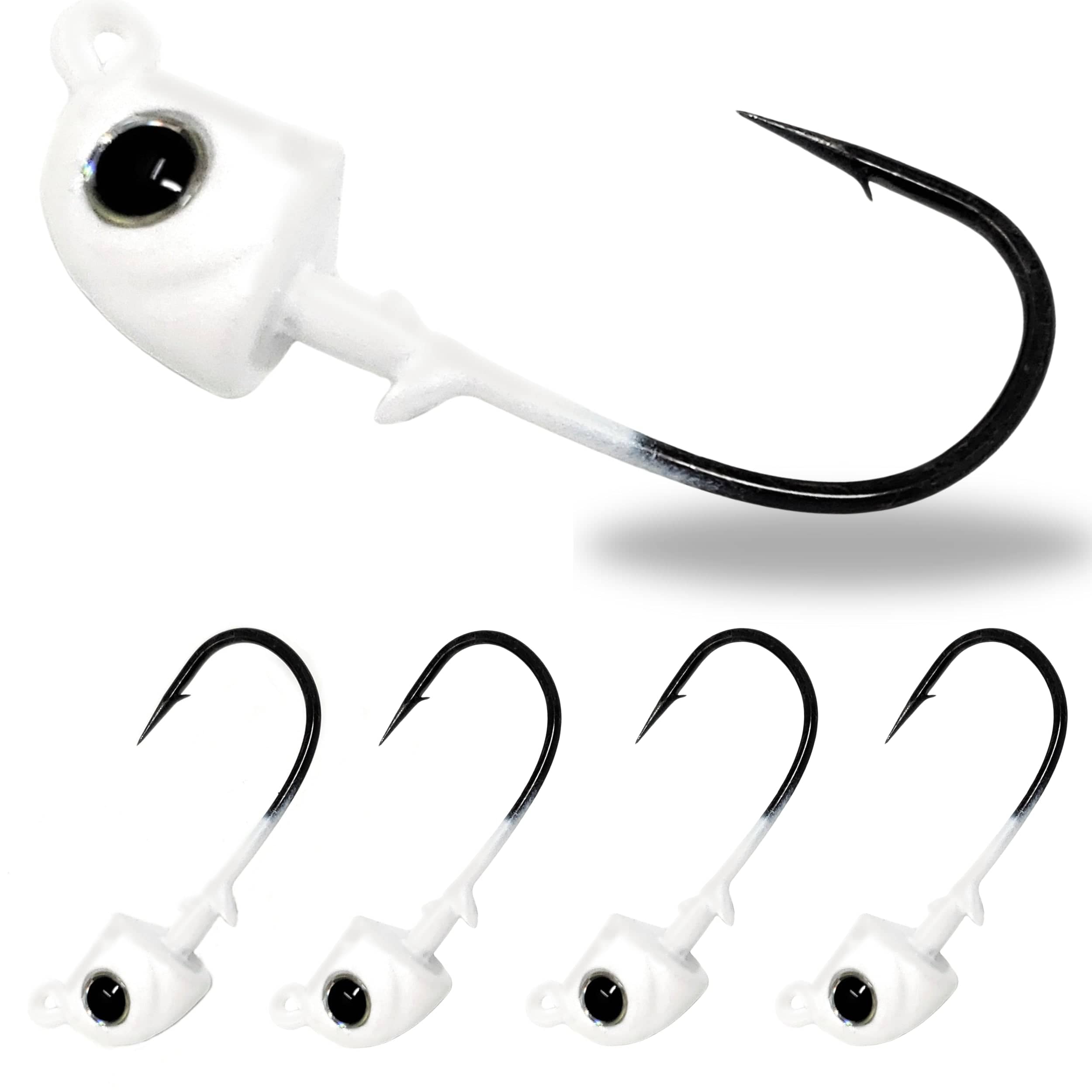 Reaction Tackle Tungsten Fishing Jigs Reaction Tackle Tungsten Swimbait Jig Heads (5-Pack)