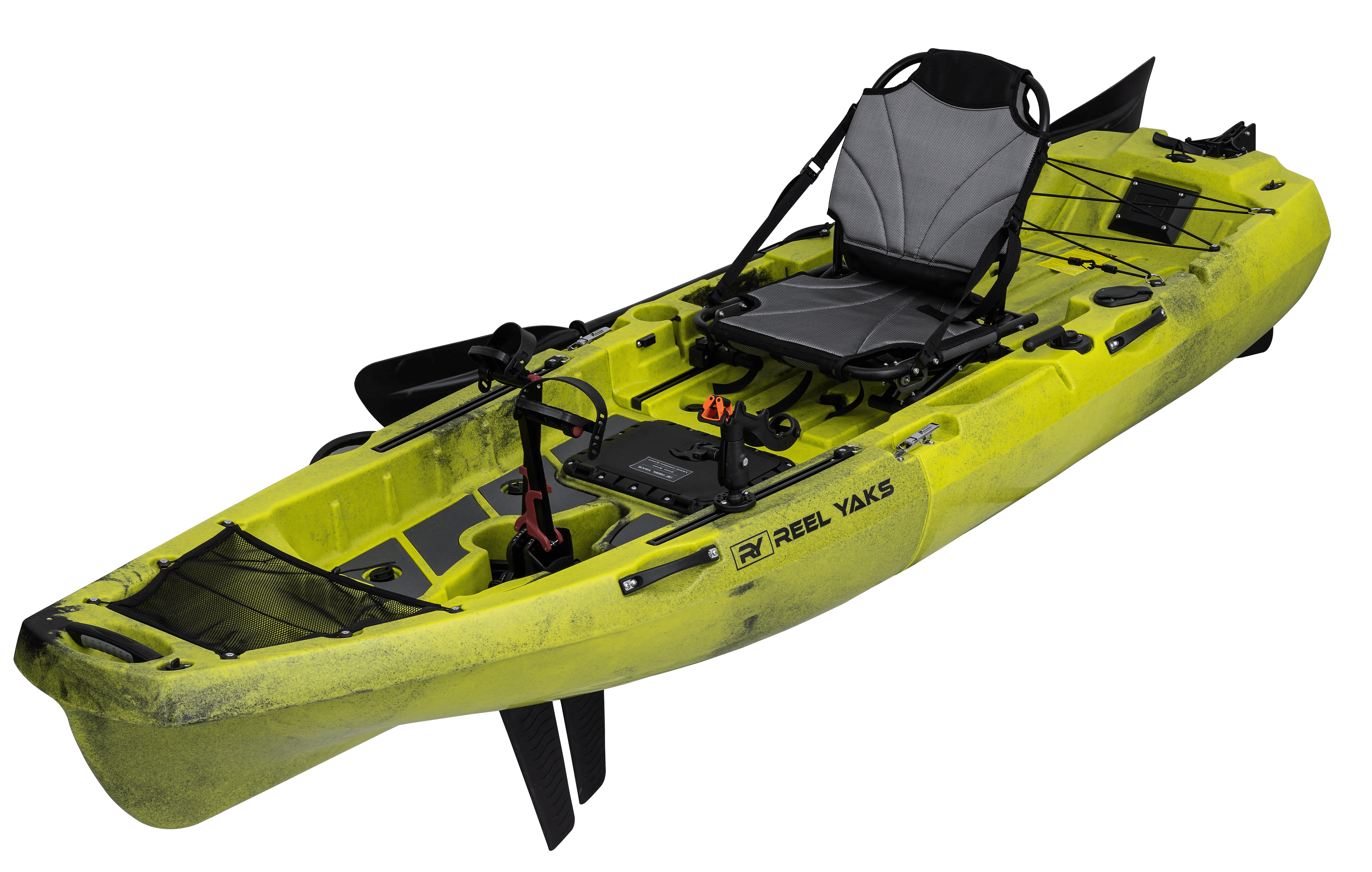 ReelYaks Kayaks Custom / in 8 - 11 weeks / Standard Seat Radar 10ft Fin Drive Modular Fishing Kayak