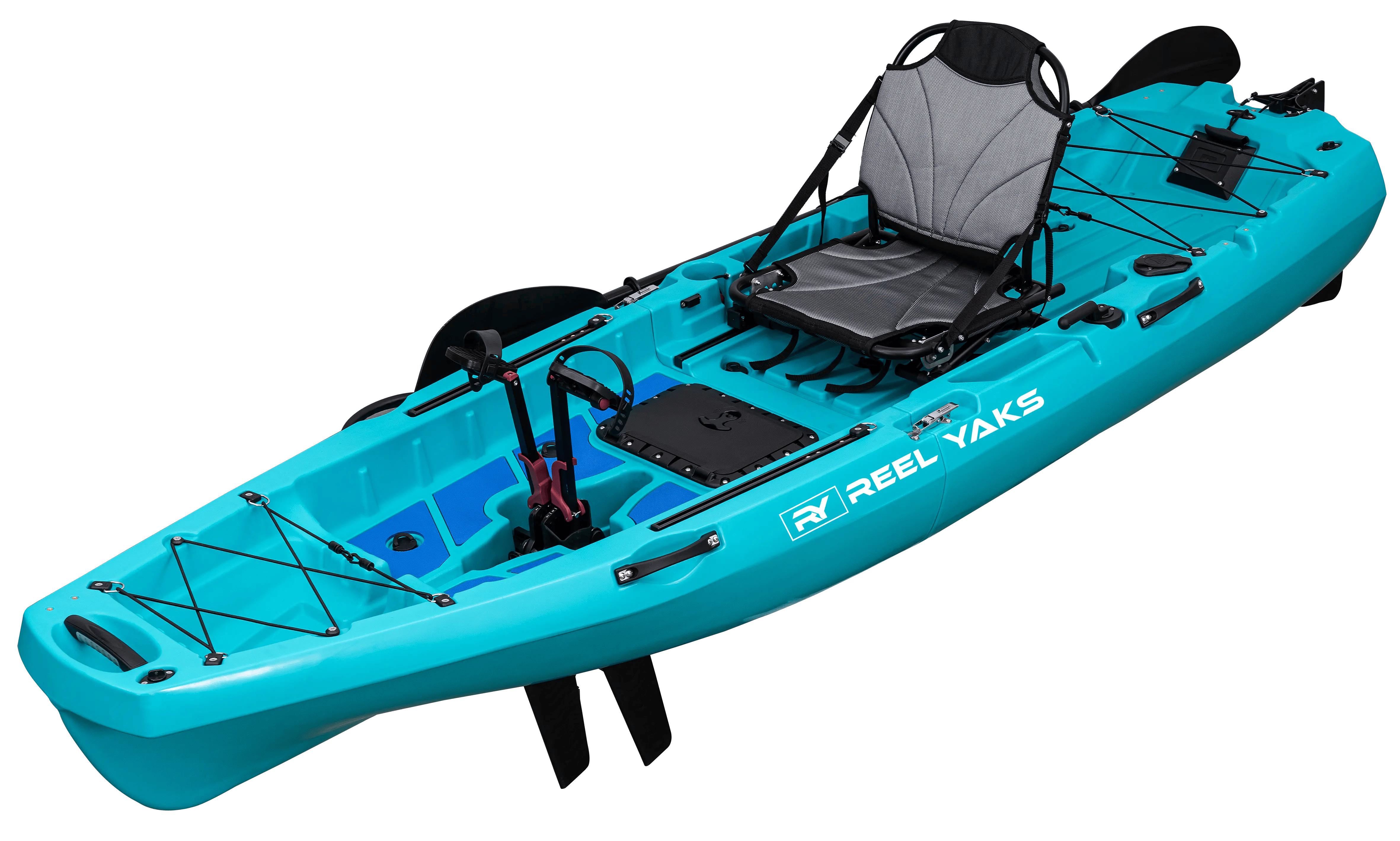ReelYaks Kayaks Jellyfish / in 8 - 11 weeks / Standard Seat Radar 10ft Fin Drive Modular Fishing Kayak