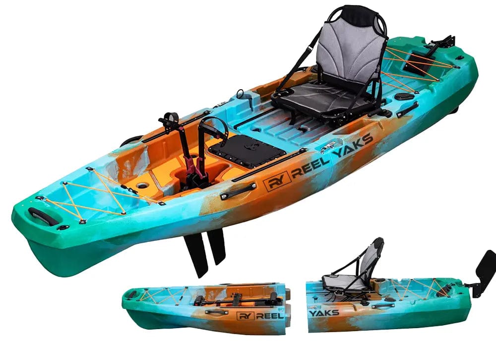 ReelYaks Kayaks Radar 10ft Fin Drive Modular Fishing Kayak