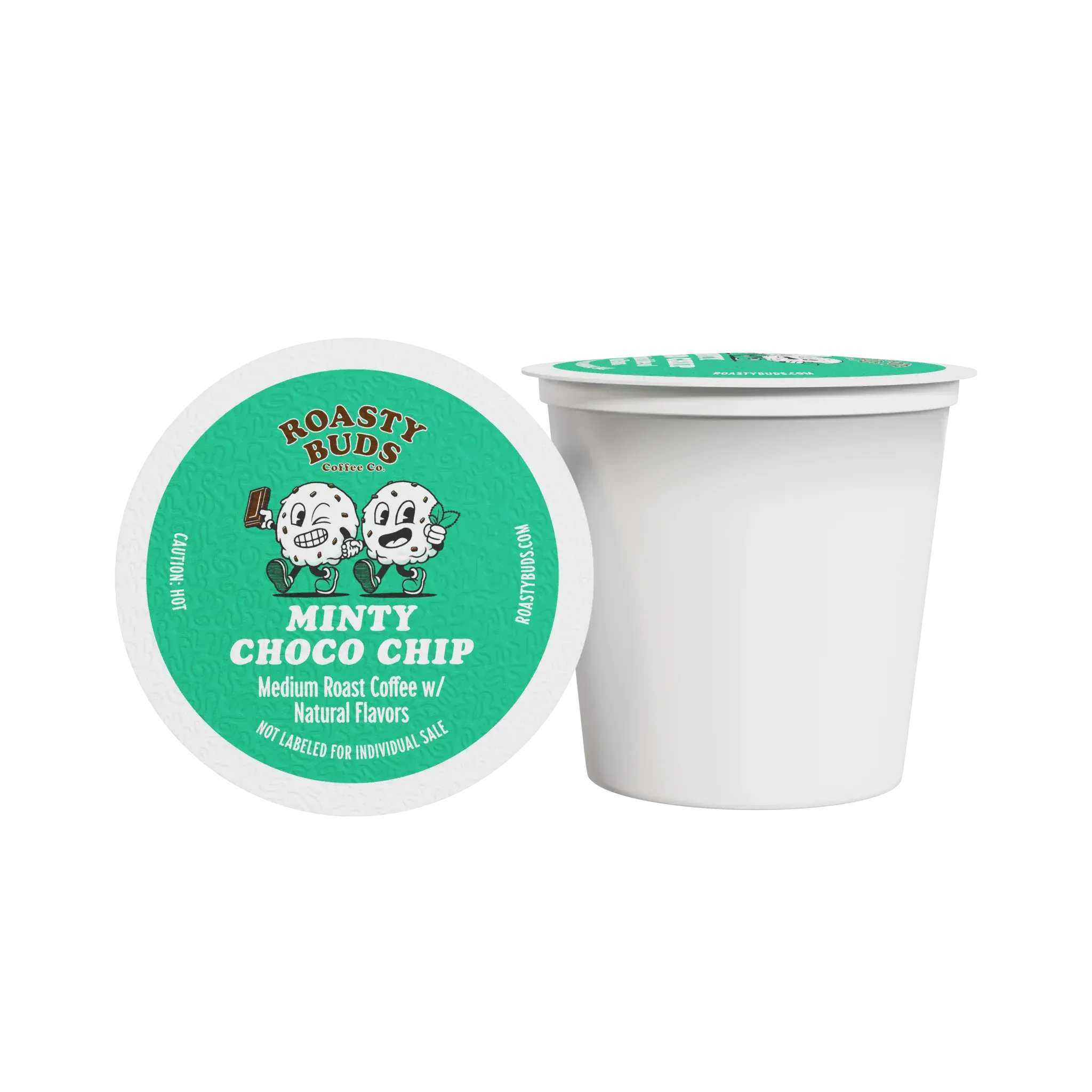 Roasty Buds Coffee 12 Pods Minty Choco Chip Coffee Pods