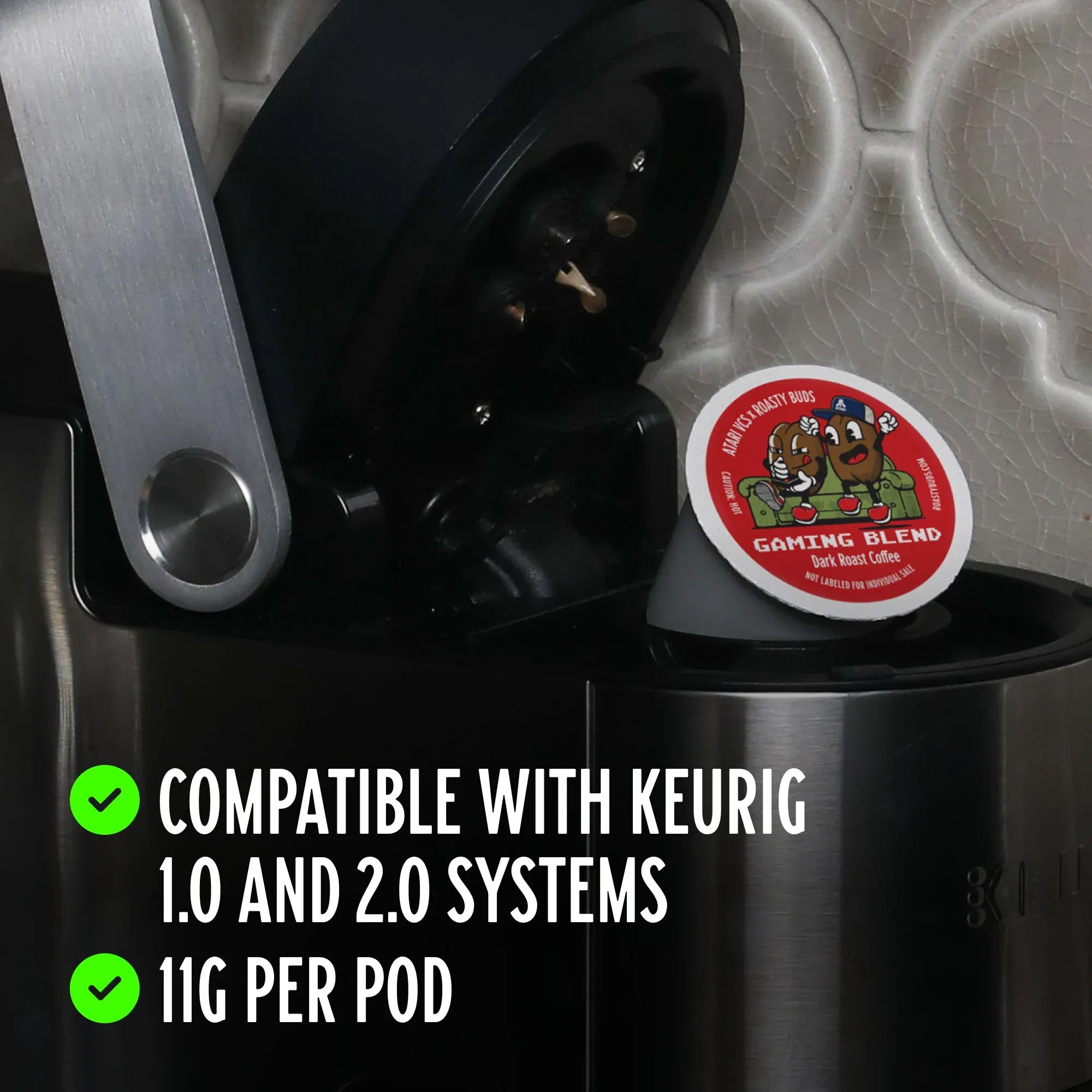 Roasty Buds Coffee Atari VCS™ Gaming Blend Pods