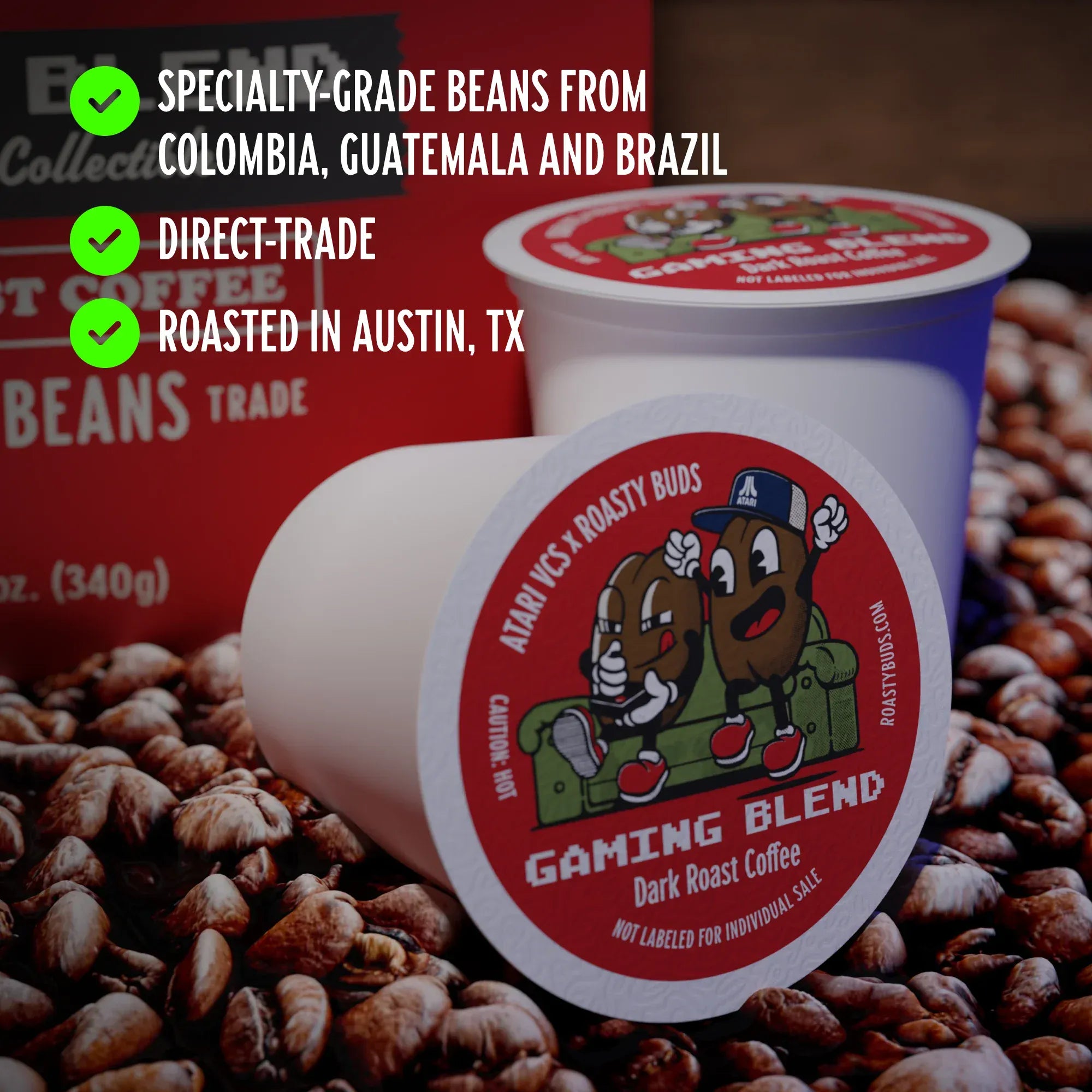 Roasty Buds Coffee Atari VCS™ Gaming Blend Pods