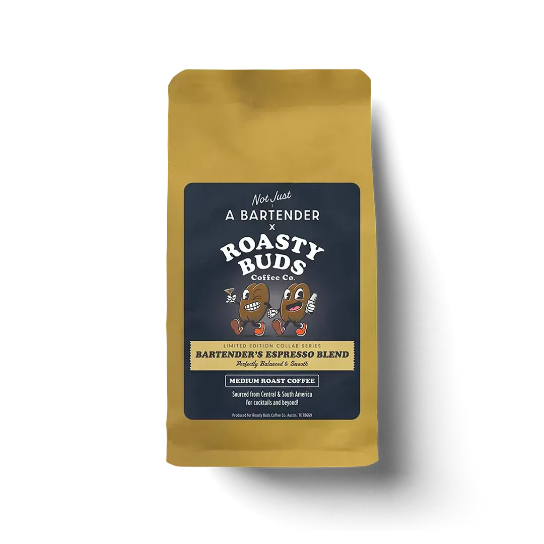 Roasty Buds Coffee Bartender's Espresso Blend Whole Bean Wholesale Coffee: Whole & Ground 5lb