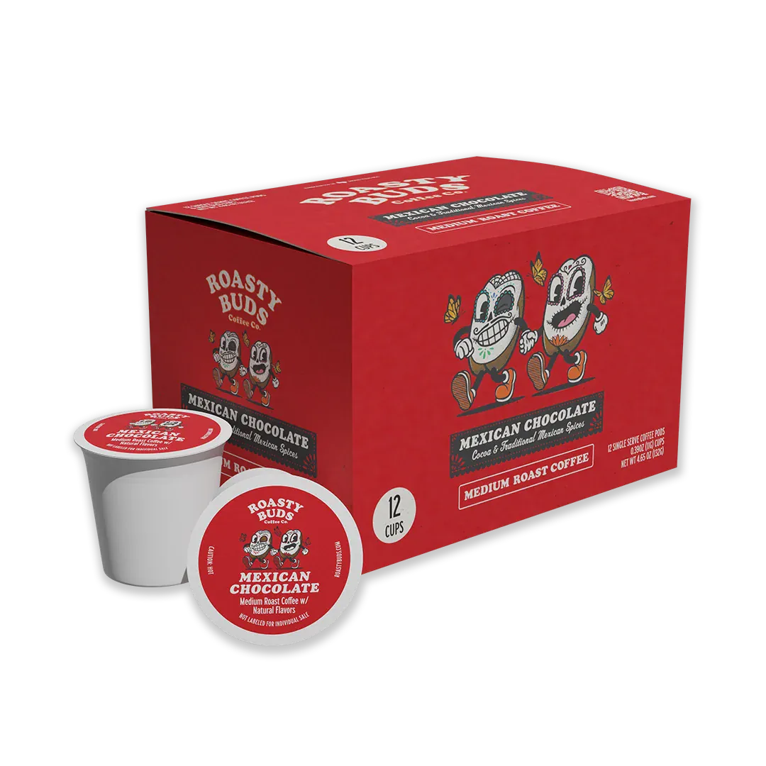 Roasty Buds Coffee Mexican Chocolate Coffee Pods