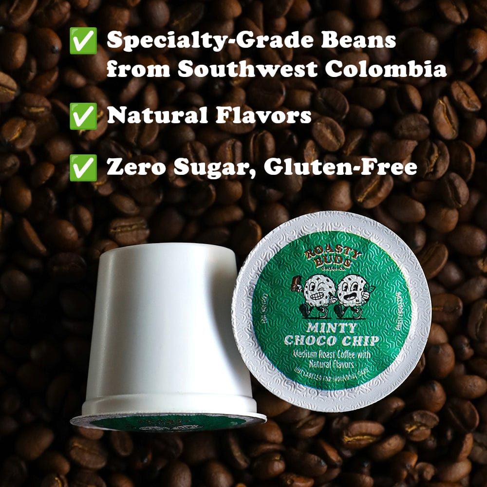 Roasty Buds Coffee Minty Choco Chip Coffee Pods