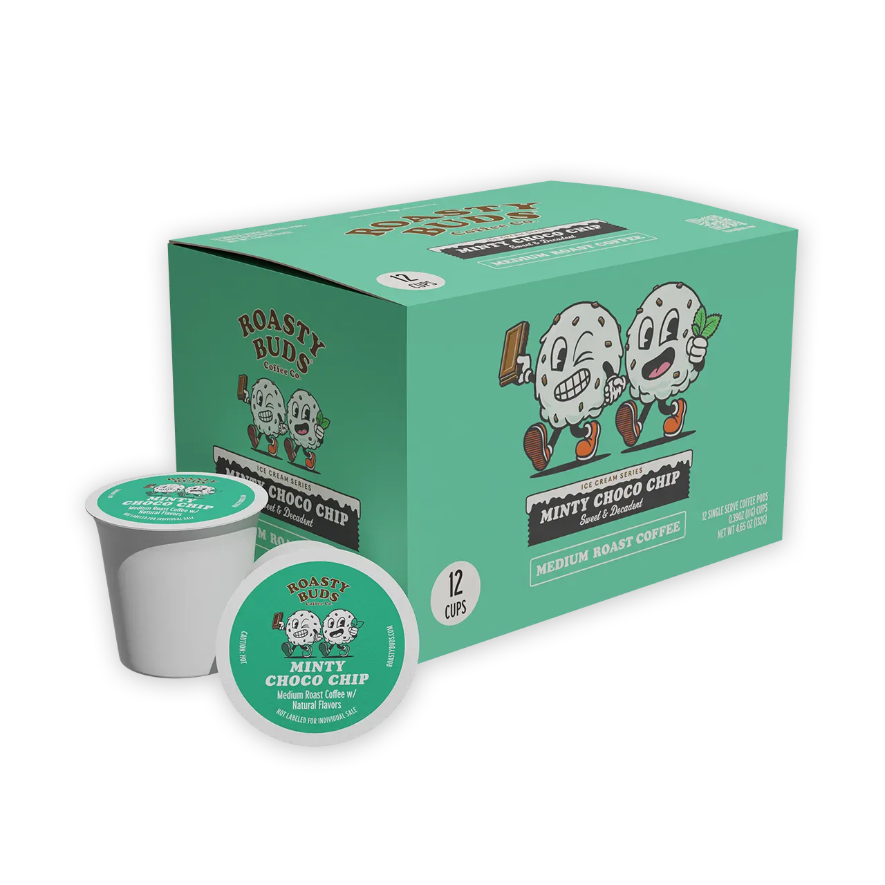 Roasty Buds Coffee Minty Choco Chip Coffee Pods