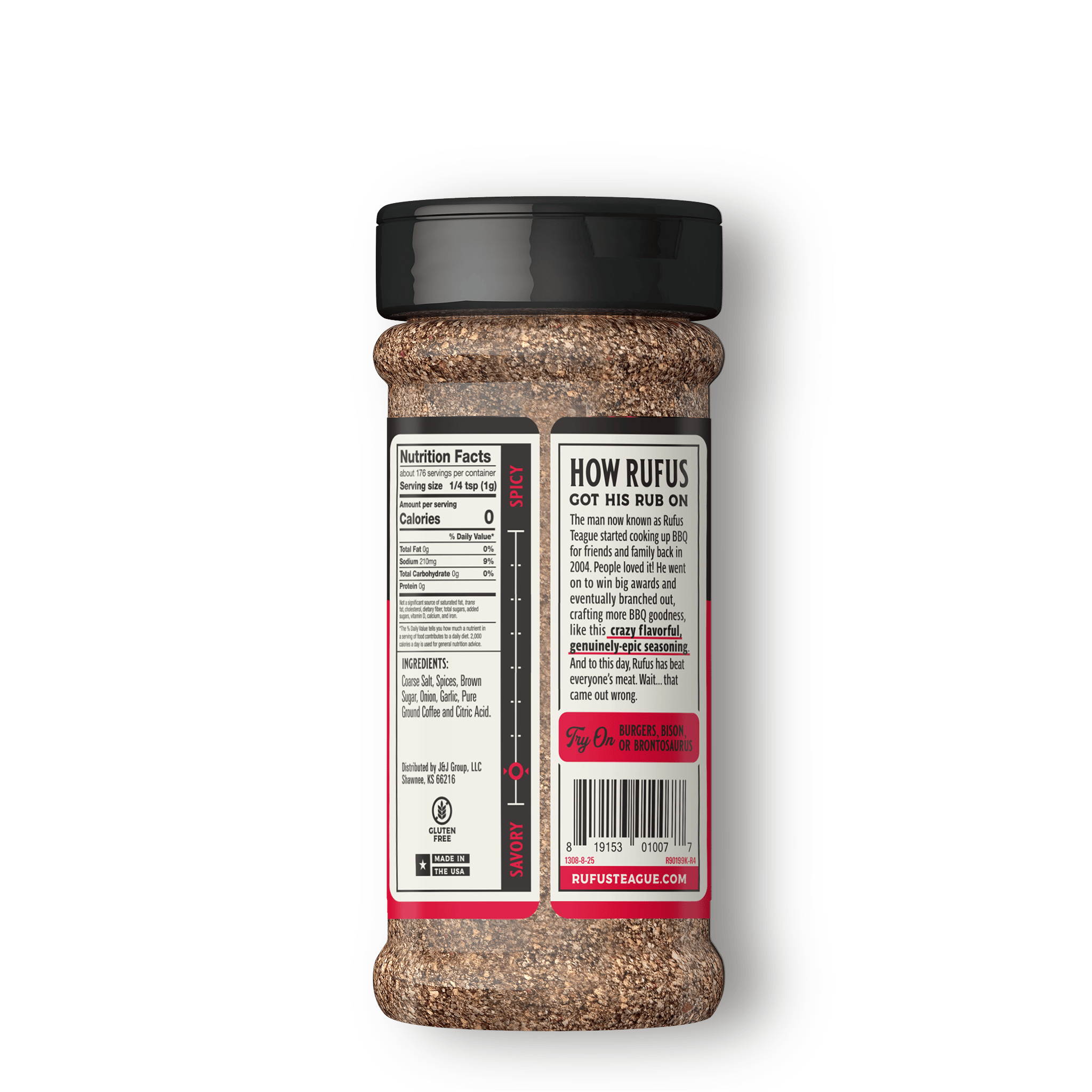 Rufus Teague BBQ Rubs & Seasonings STEAK RUB