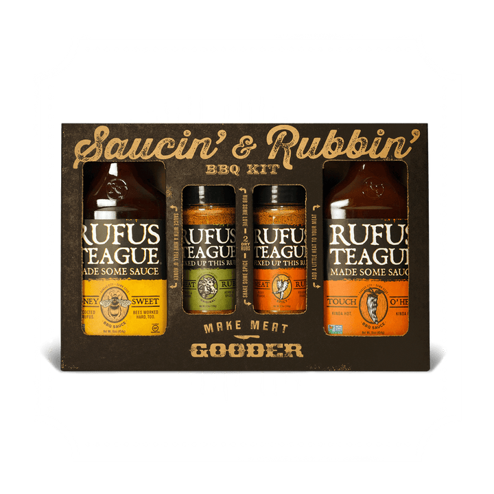 Rufus Teague BBQ Rubs | Spices | Sauces SAUCIN' & RUBBIN' KIT