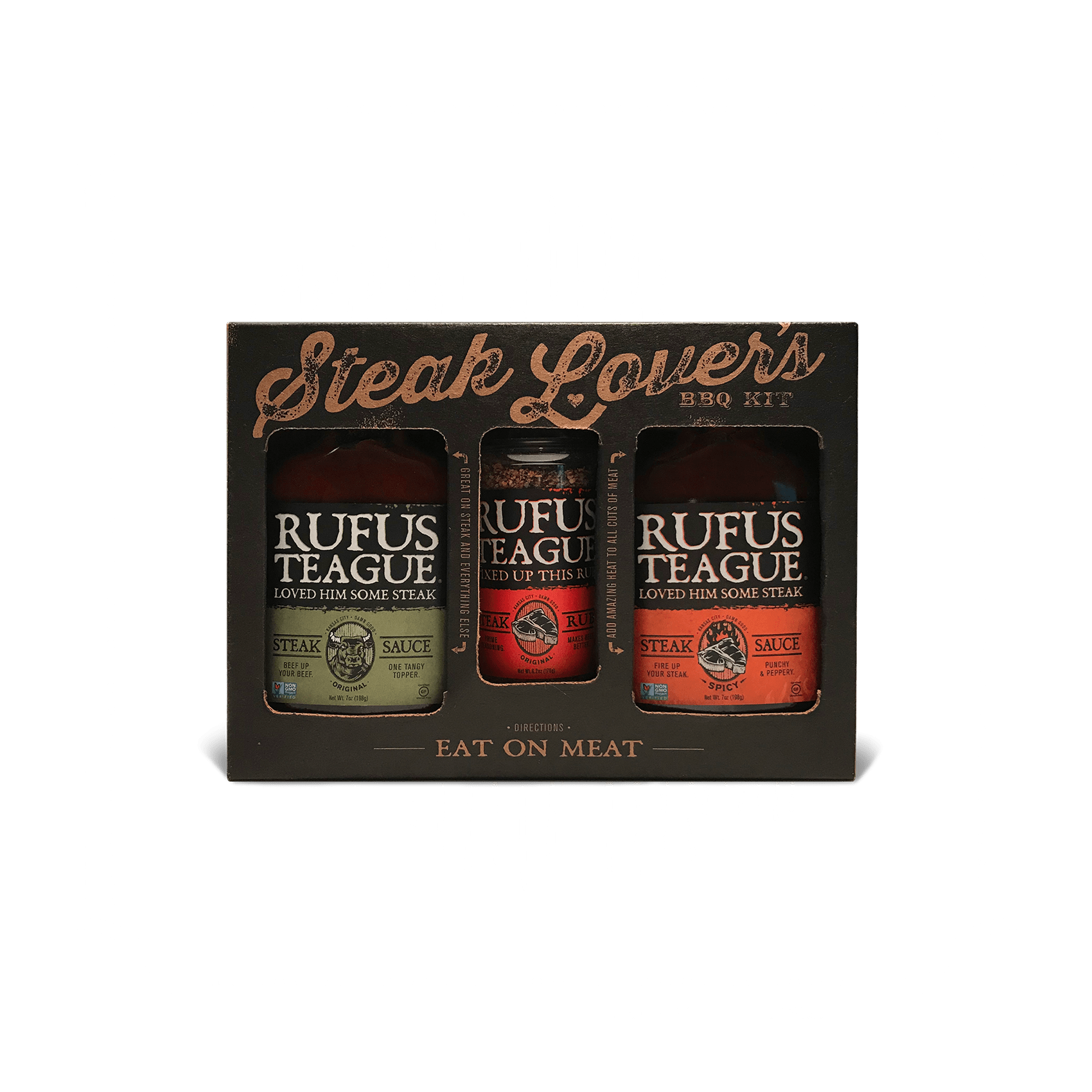Rufus Teague BBQ Rubs | Spices | Sauces STEAK LOVER'S KIT