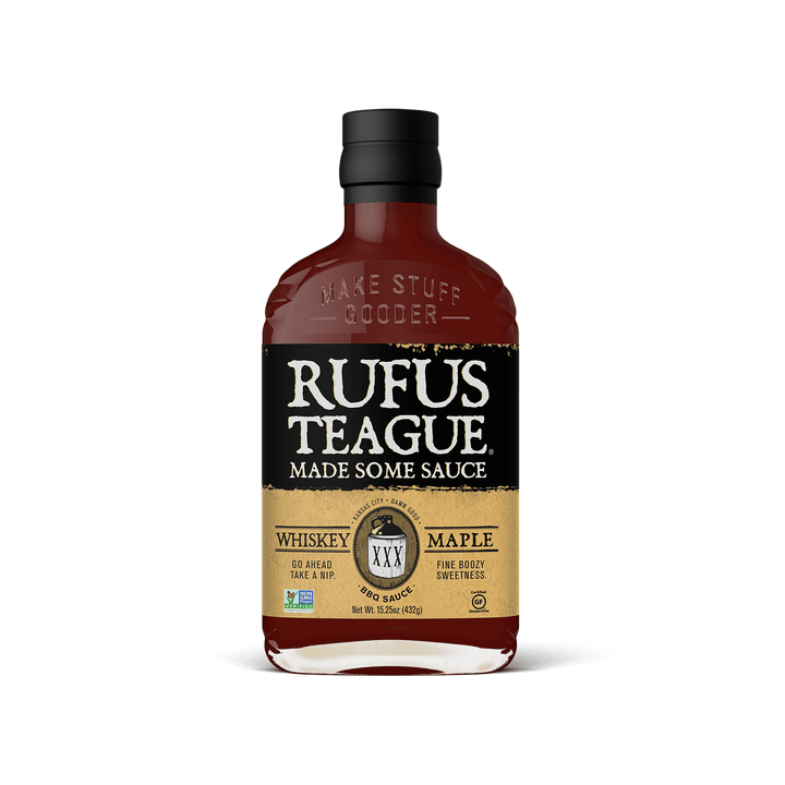 Rufus Teague BBQ Rubs | Spices | Sauces WHISKEY MAPLE BBQ SAUCE