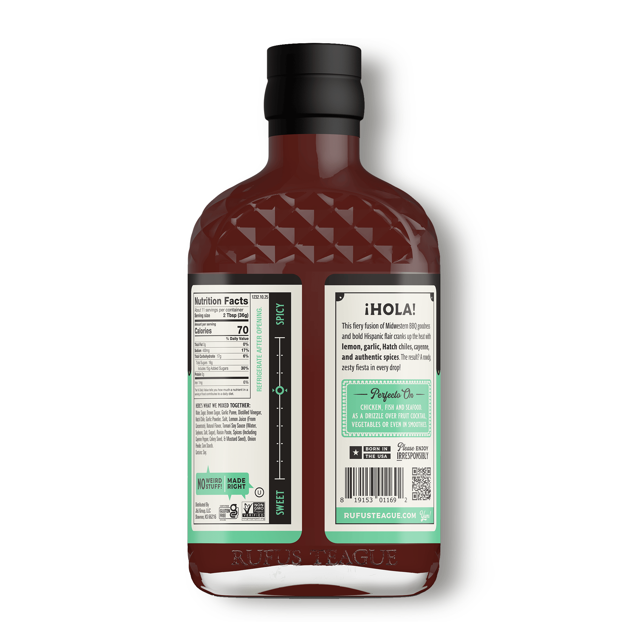 Rufus Teague BBQ Sauce DIABLO LIMONAJO BBQ SAUCE