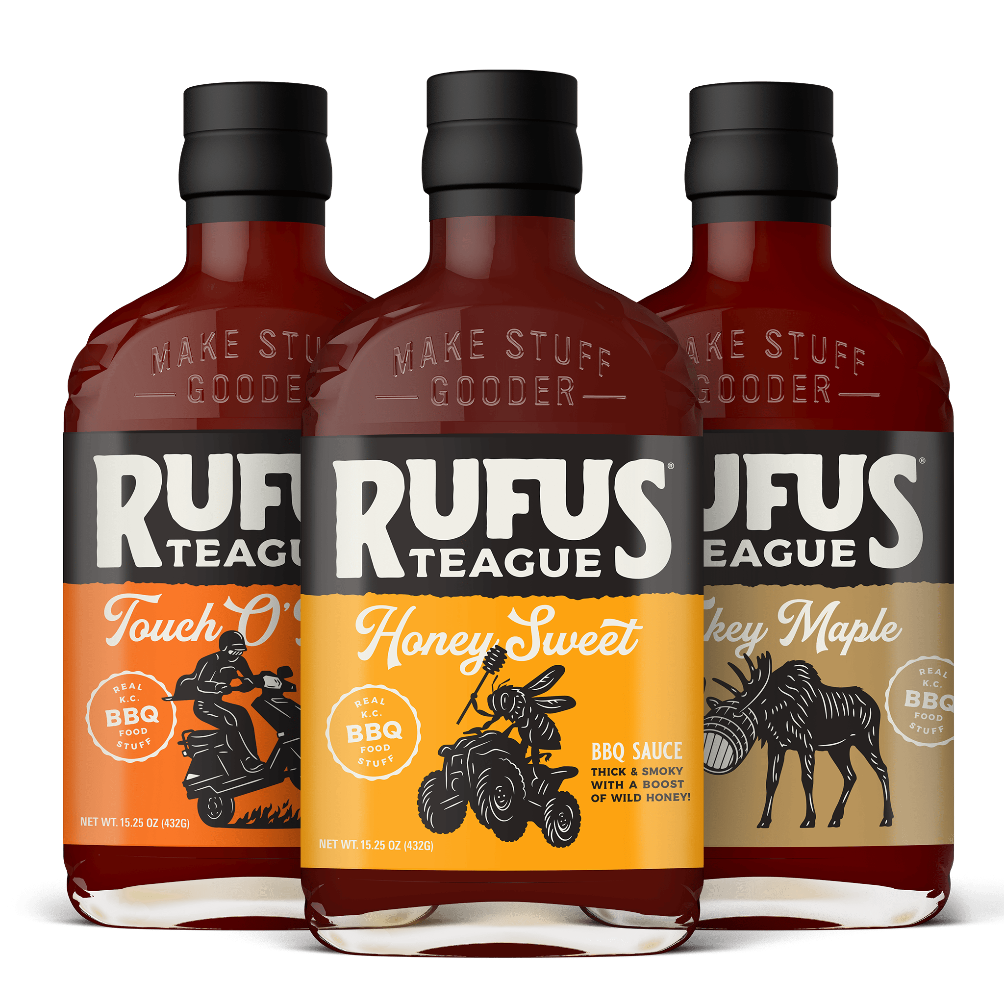 Rufus Teague BBQ Sauce The BIG 3 BBQ Sauces